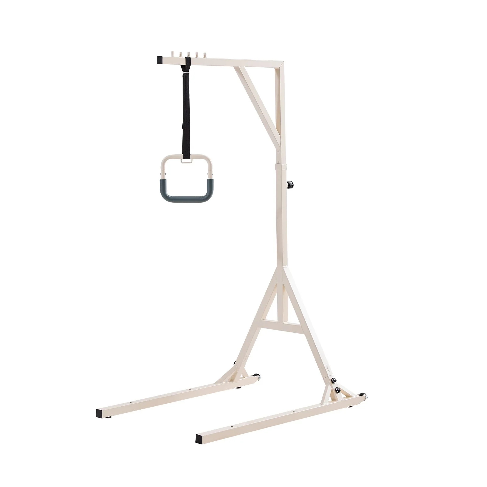 Trapeze Bar for Bed Mobility, Height-Adjustable Bed Trapeze with 2 Casters, 350LBS Weight Capacity Heavy Duty Pull Up Trapeze Bar with Floor Stand for Elderly, Disabled, Bedridden Patients - Image 8