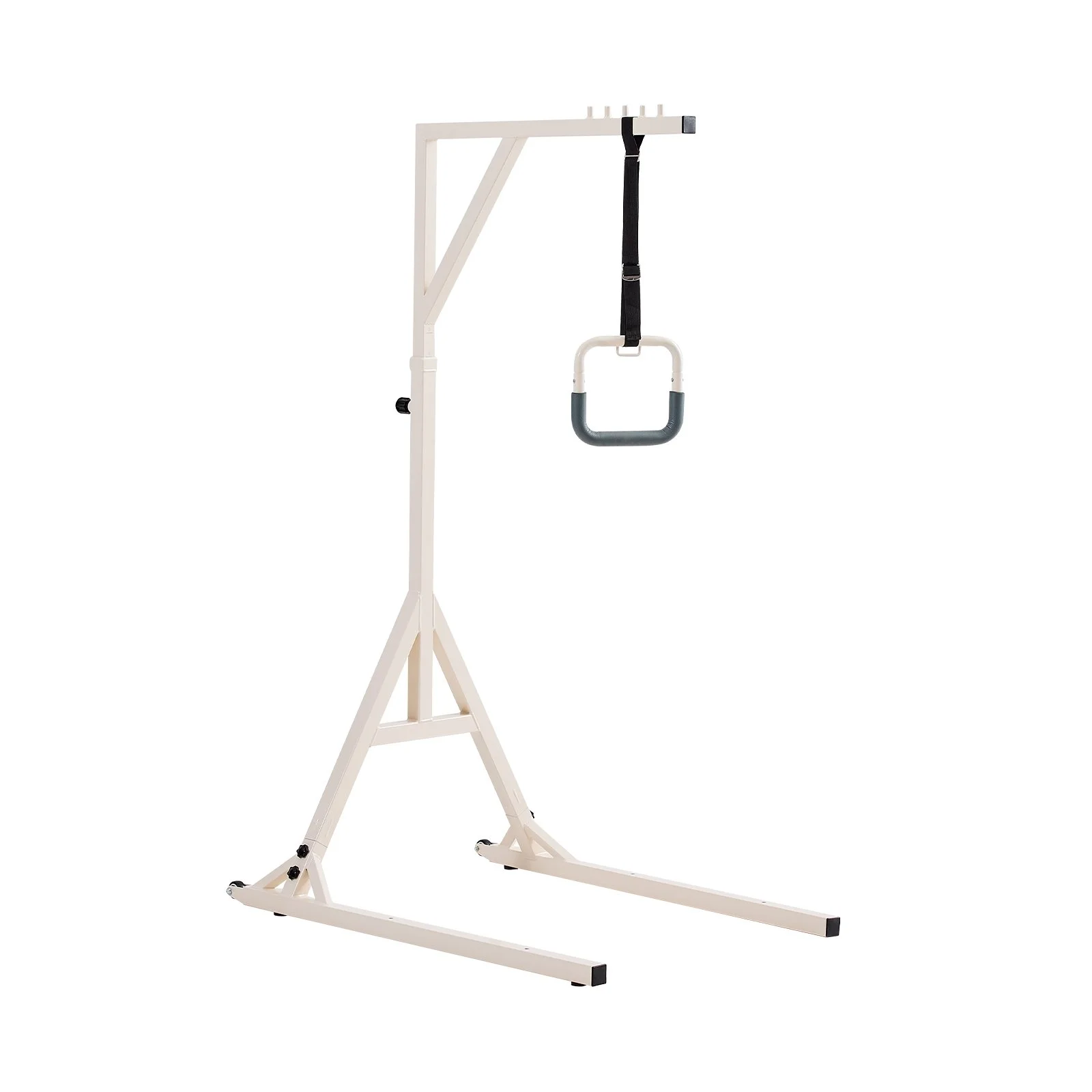 Trapeze Bar for Bed Mobility, Height-Adjustable Bed Trapeze with 2 Casters, 350LBS Weight Capacity Heavy Duty Pull Up Trapeze Bar with Floor Stand for Elderly, Disabled, Bedridden Patients - Image 12