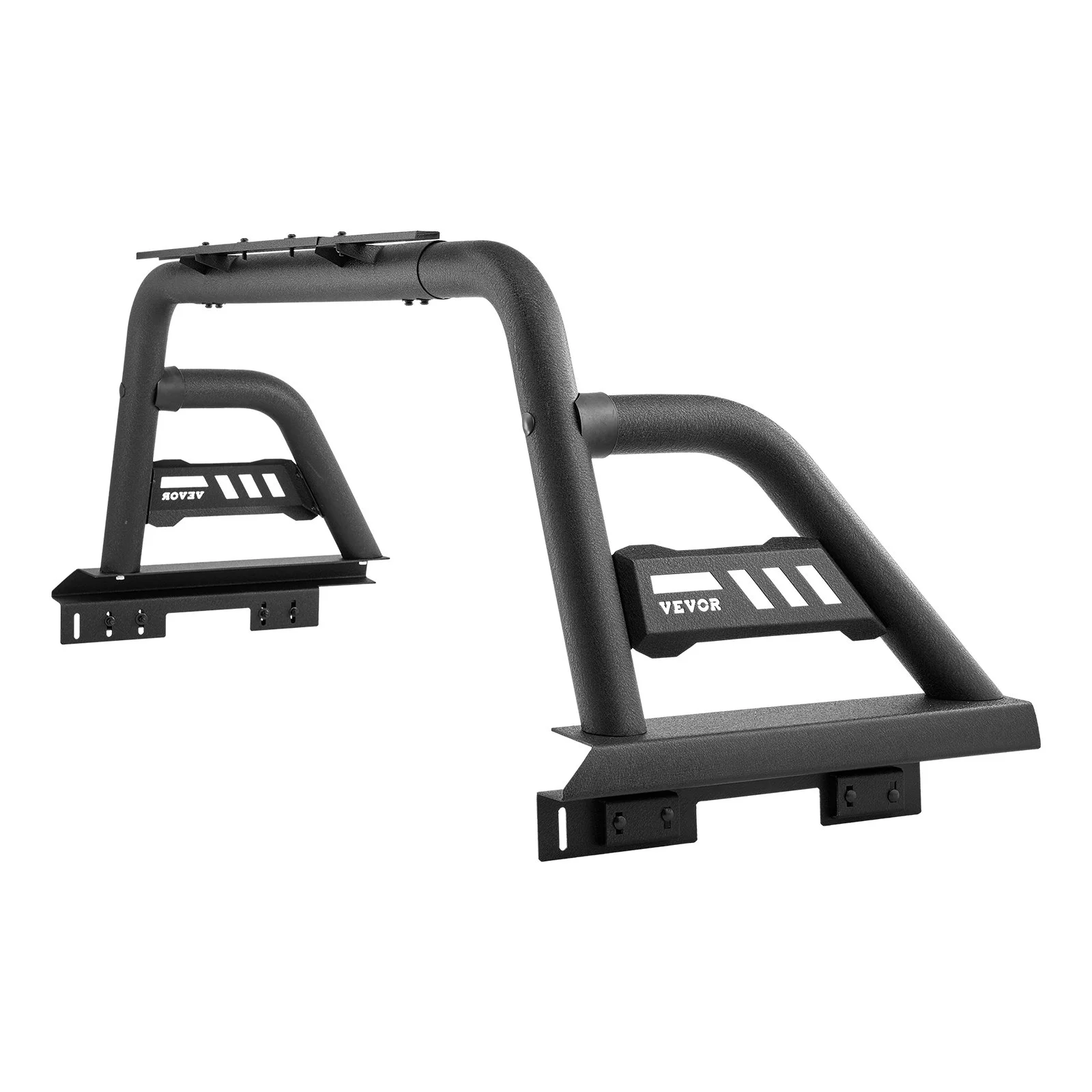 Truck Bed Roll Bar, Universal Pickup Sport Adjustable Bar Chase Rack Compatible with Mid-Size Truck, Carbon Steel Construction with Extension Light Bracket, No Rack Included - Image 6