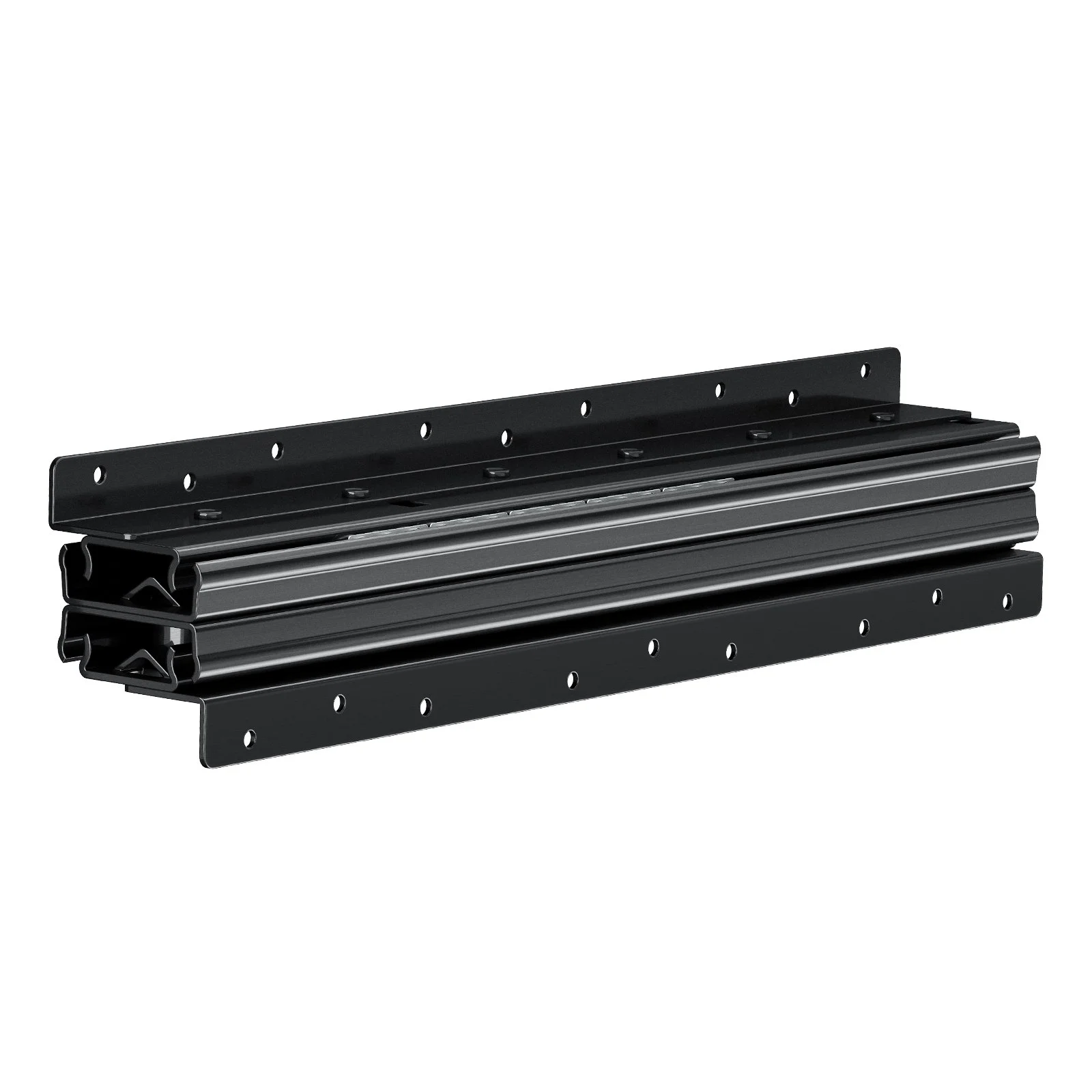 Undermount Drawer Slides, 16 inch, Full Extension Ball Bearing Under Stair Cabinet Rails, 260 LB Load Capacity Heavy Duty Bottom Stair Cabinet Glides Track Runners,for DIY Replacement, Black - Image 12