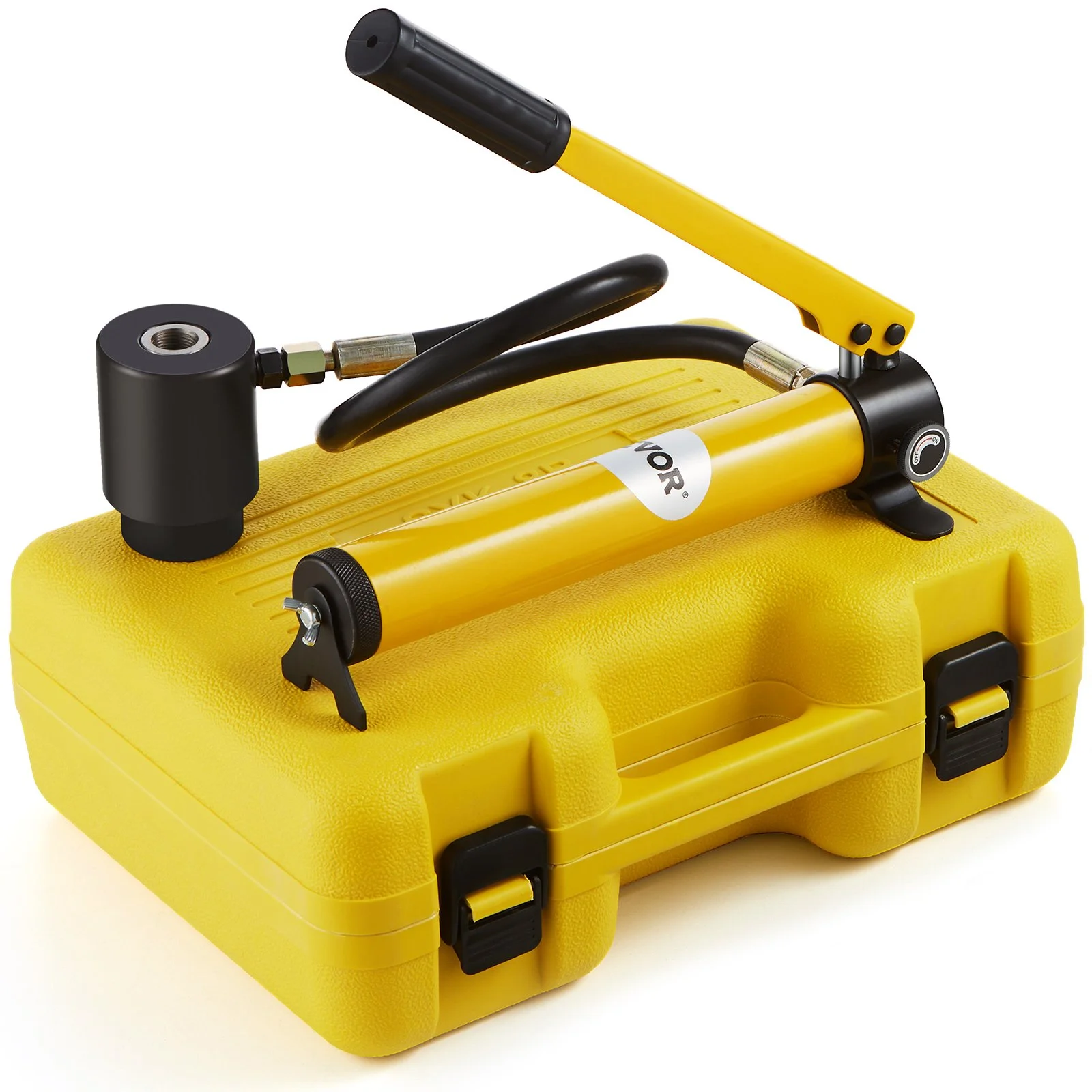 Hydraulic Knockout Punch Kit, 10 Ton 1/2" to 2" Conduit Hole Cutter Set, KO Tool Kits with Puncher 6 Piece, Metal Sheet Driver Tools, For Aluminum, Stainless Steel, Brass, Fiberglass and Plastic - Image 3