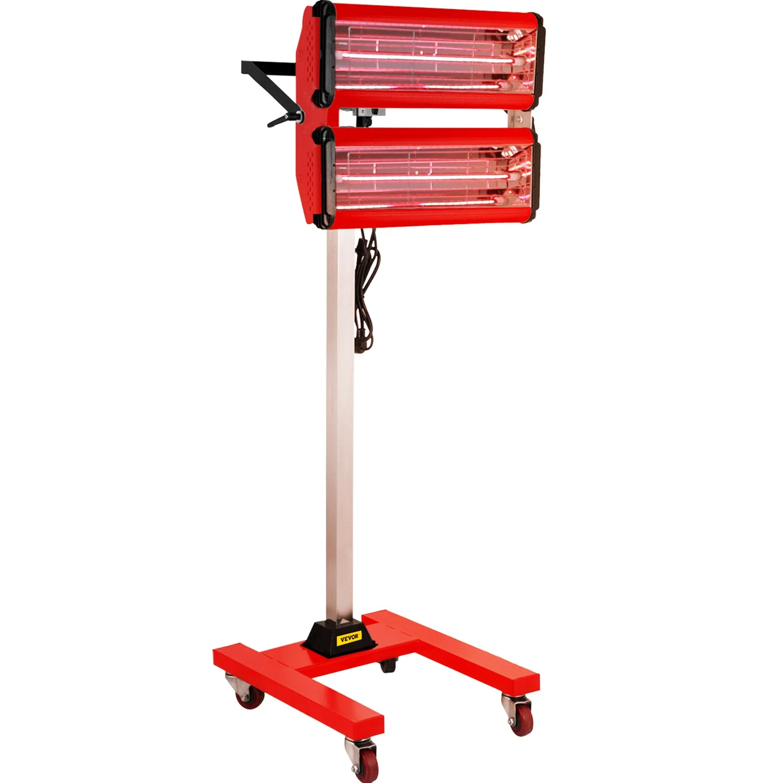 2000W Baking Infrared Paint Curing Lamp Short Wave Infrared Heater Car Bodywork Repair Paint Dryer/Stand