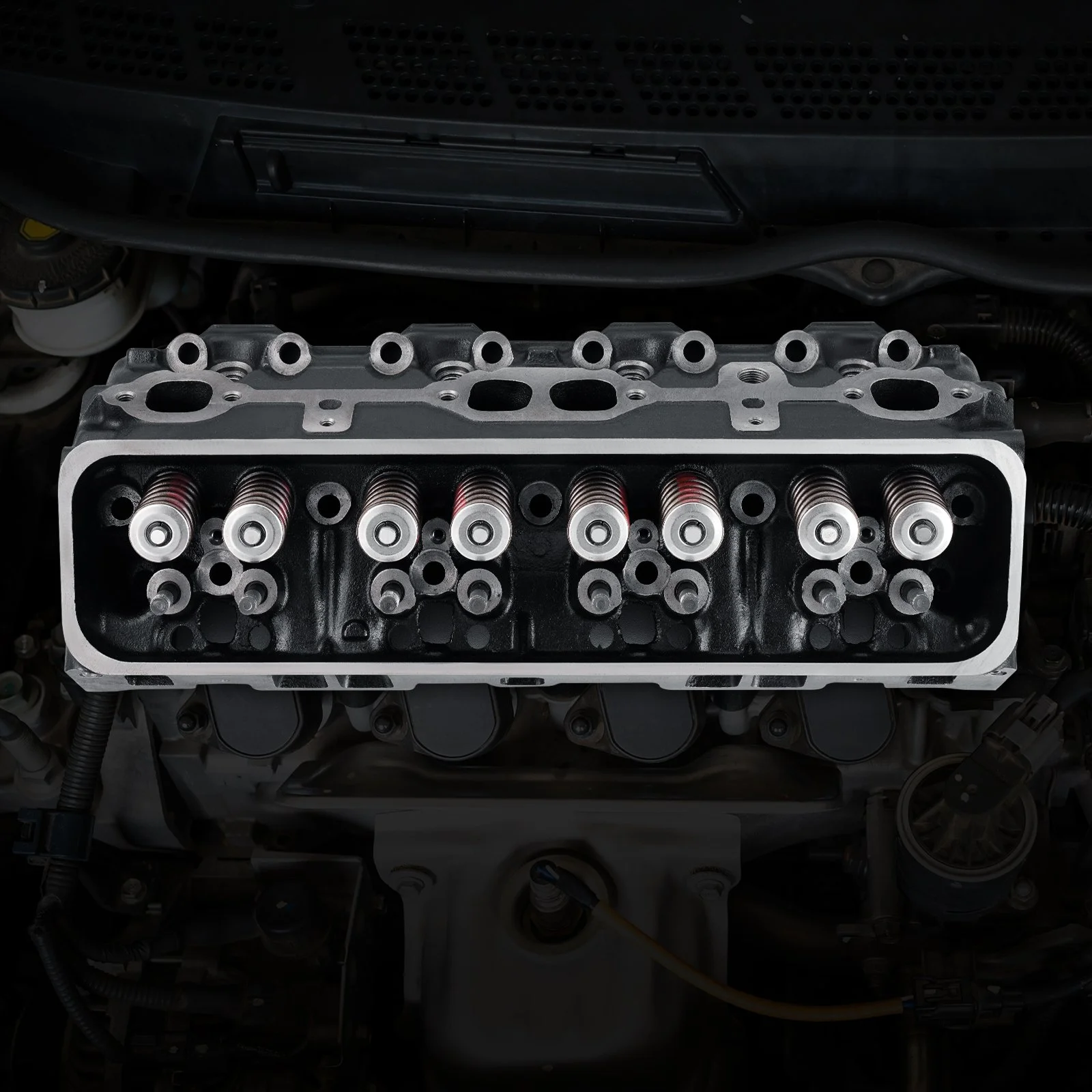 Engine Cylinder Head Assembly Replacement, Cast Iron Engine Cylinder Head, Compatible with CHEVROLET 1500 PICKUP 96-99, ESCALADE 99-00, GMC 1500 PICKUP 96-99, SUBURBAN 1500 96-99, TAHOE 96 2000 - Image 3