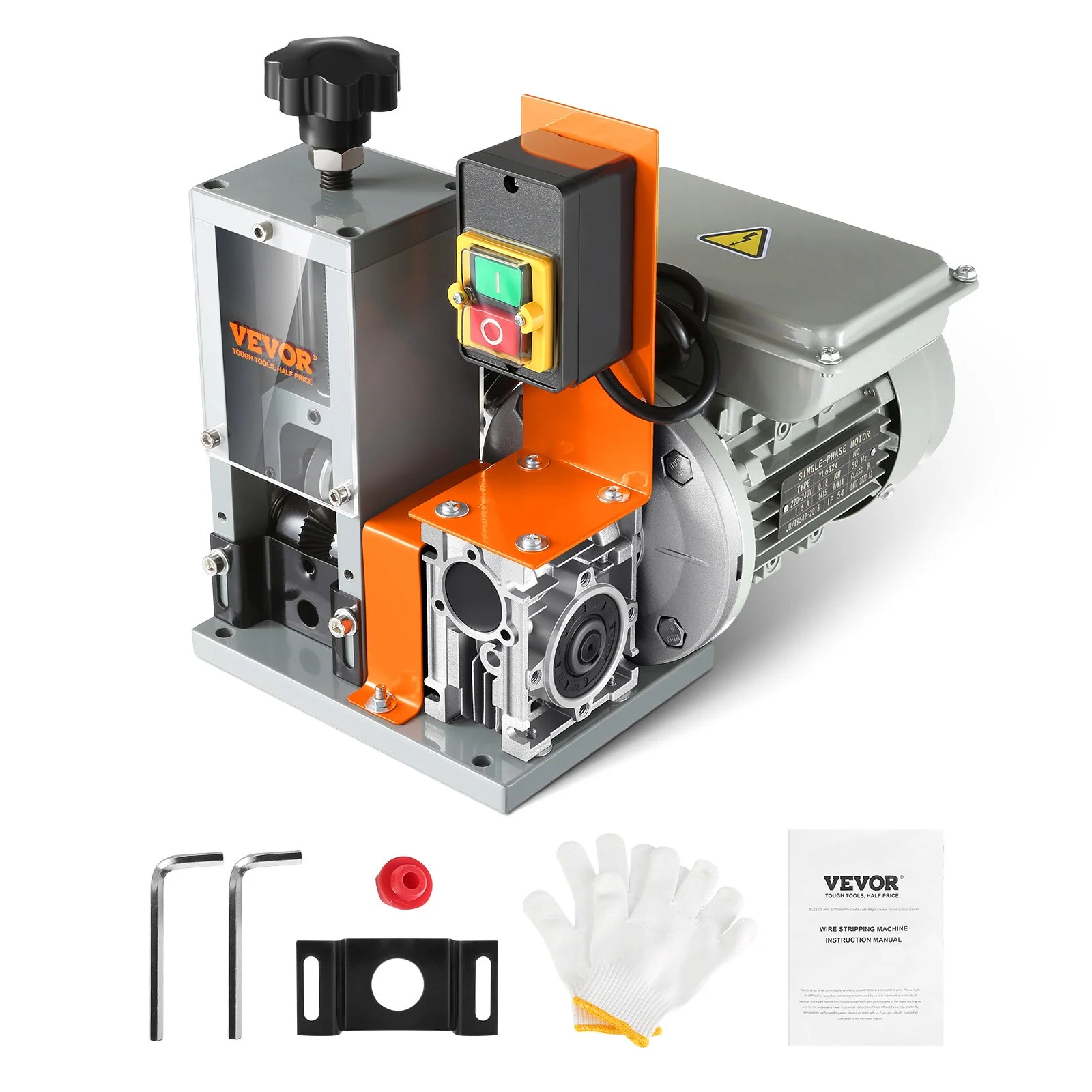 Electric Cable Stripping Tool, 0.06''-1.18'' Motorized Wire Stripper, 180 W, 60 ft/min, with Clear Depth Gauge, Ideal for Scrap Copper Recycling - Image 9
