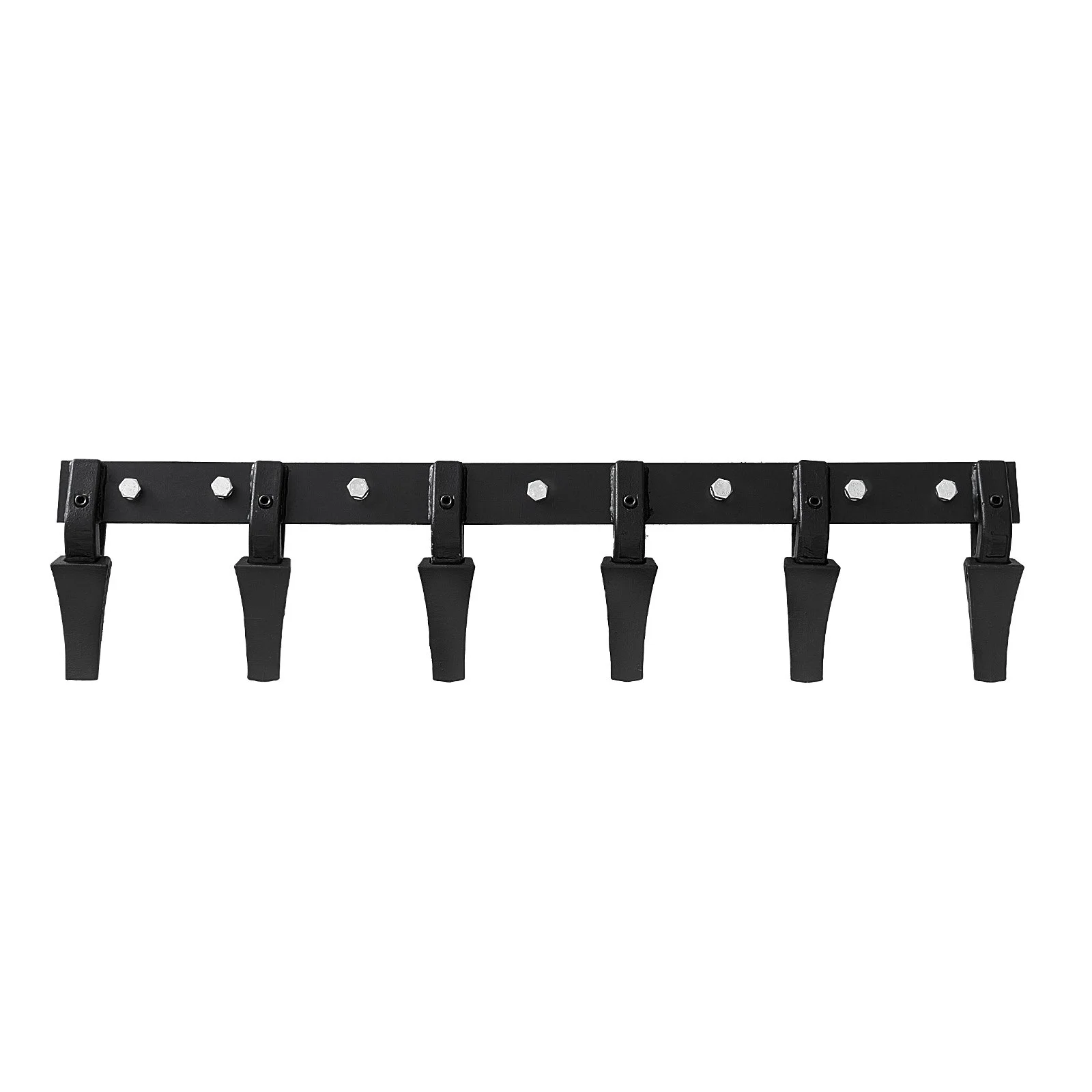 Bucket Tooth Bar, 48'', Heavy Duty Tractor Bucket 6 Teeth Bar for Loader Tractor Skidsteer, 4560 lbs Load-Bearing Capacity Bolt On Design, for Efficient Soil Excavation and Bucket Protection - Image 5