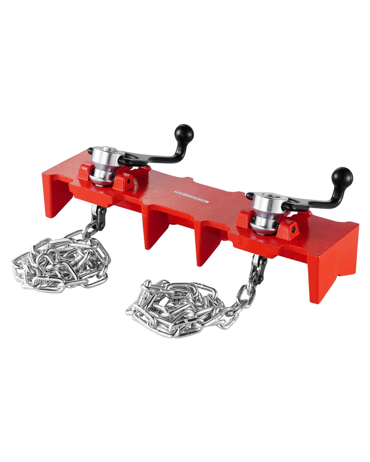 Pipe Welding Vise, 1/2" to 8" Pipe Welding Clamp with Dual Chains & Crank Handles, Heavy-Duty Cast Iron Welding Vise for a Variety of Pipes