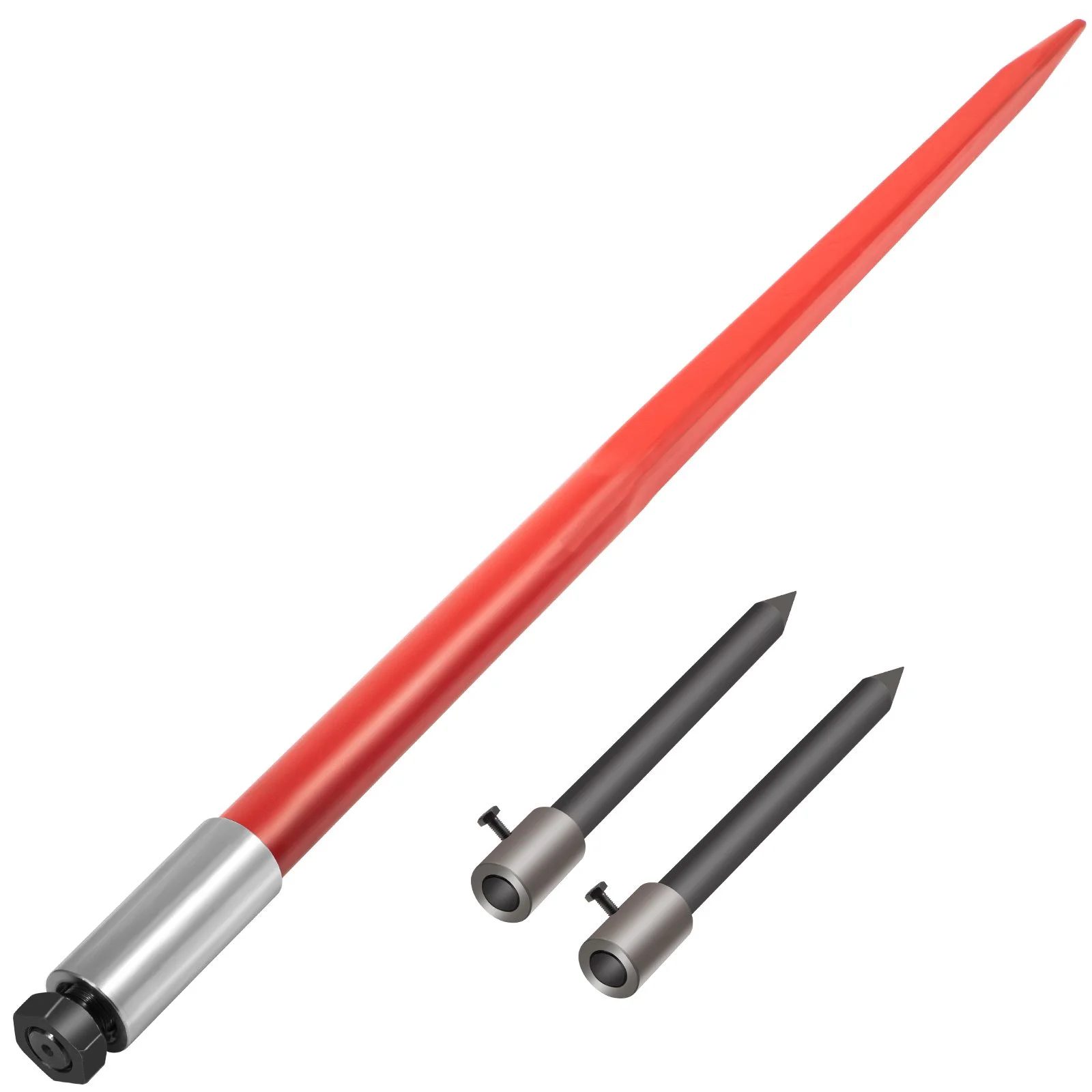 49" Hay Bale Spear 3000 lbs Capacity with Nut and Sleeve
