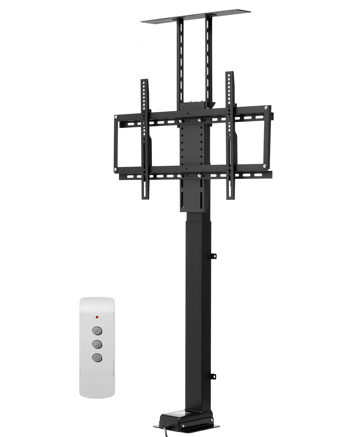 Motorized TV Lift Stand, 120 lbs max Load Adjustable TV Lift Stand Mount Bracket, Vertical Electric TV Bracket with Remote Control, Motorized TV Stand with Max VESA 24 x 16 in, for 32-70 in TVs