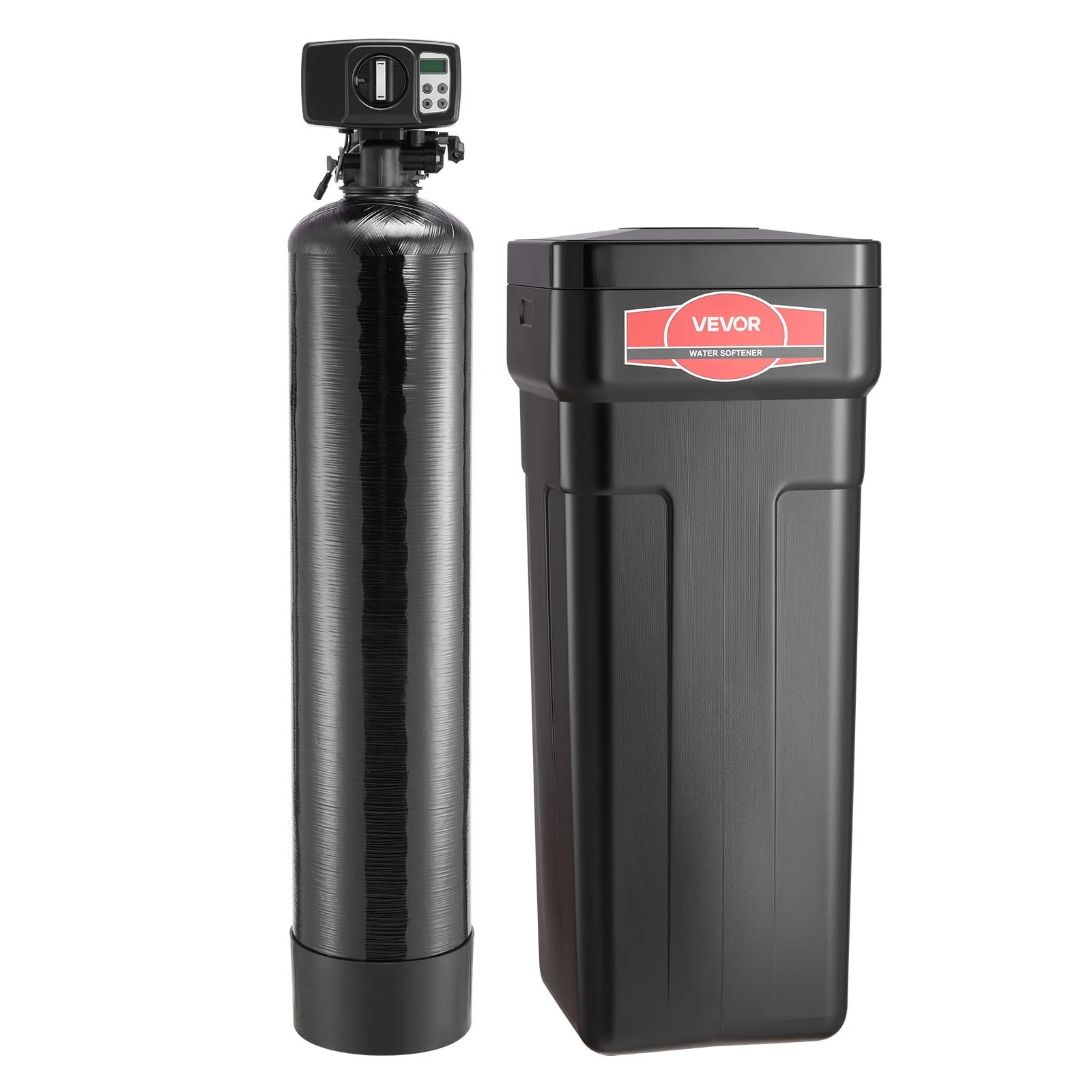 Water Softener, 32,000 Grains Whole House Water Softener System, with Automatic Digital Control Head, Bypass Valve, Reduce Hardness and Minerals, Improve Water Quality, for 1-2 Bathrooms