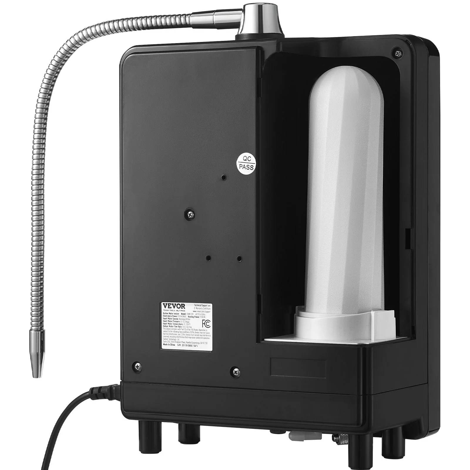 Alkaline Water Ionizer Machine, pH 3-11.2 Alkaline Acidic Hydrogen Water Purifier, 6 Water Settings Home Filtration System, Up to -800mV ORP, 9000L Per Filter, UV Function, Water Heating - Image 10