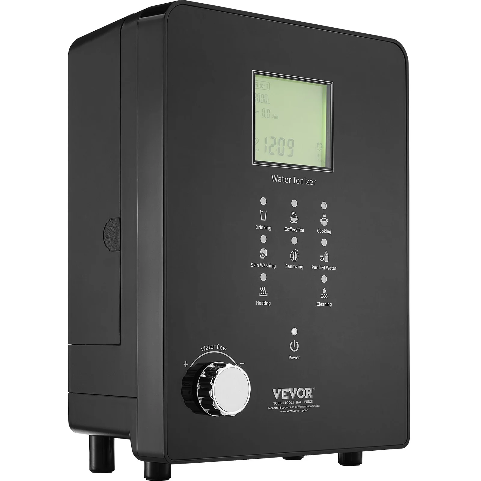 Alkaline Water Ionizer Machine, pH 3-11.2 Alkaline Acidic Hydrogen Water Purifier, 6 Water Settings Home Filtration System, Up to -800mV ORP, 9000L Per Filter, UV Function, Water Heating - Image 8