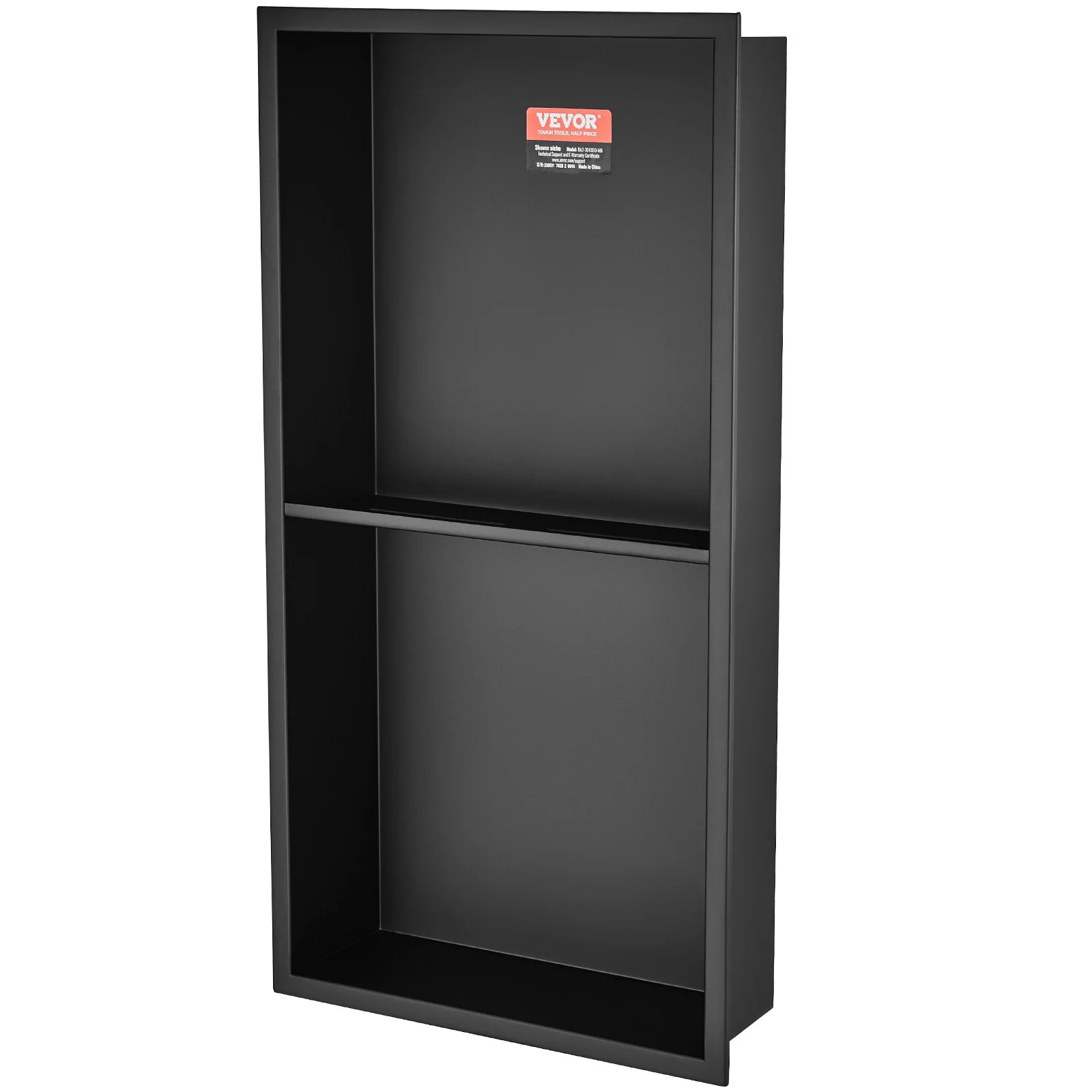 13"x25" No Tile Shower Niche 304 Stainless Steel, Wall-Inserted Niche Recessed Double Shelves, Sealed Waterproof Rust-Resistant Easy Cleaning Modern Niche for Shower or Soap Storage Bathroom - Image 12