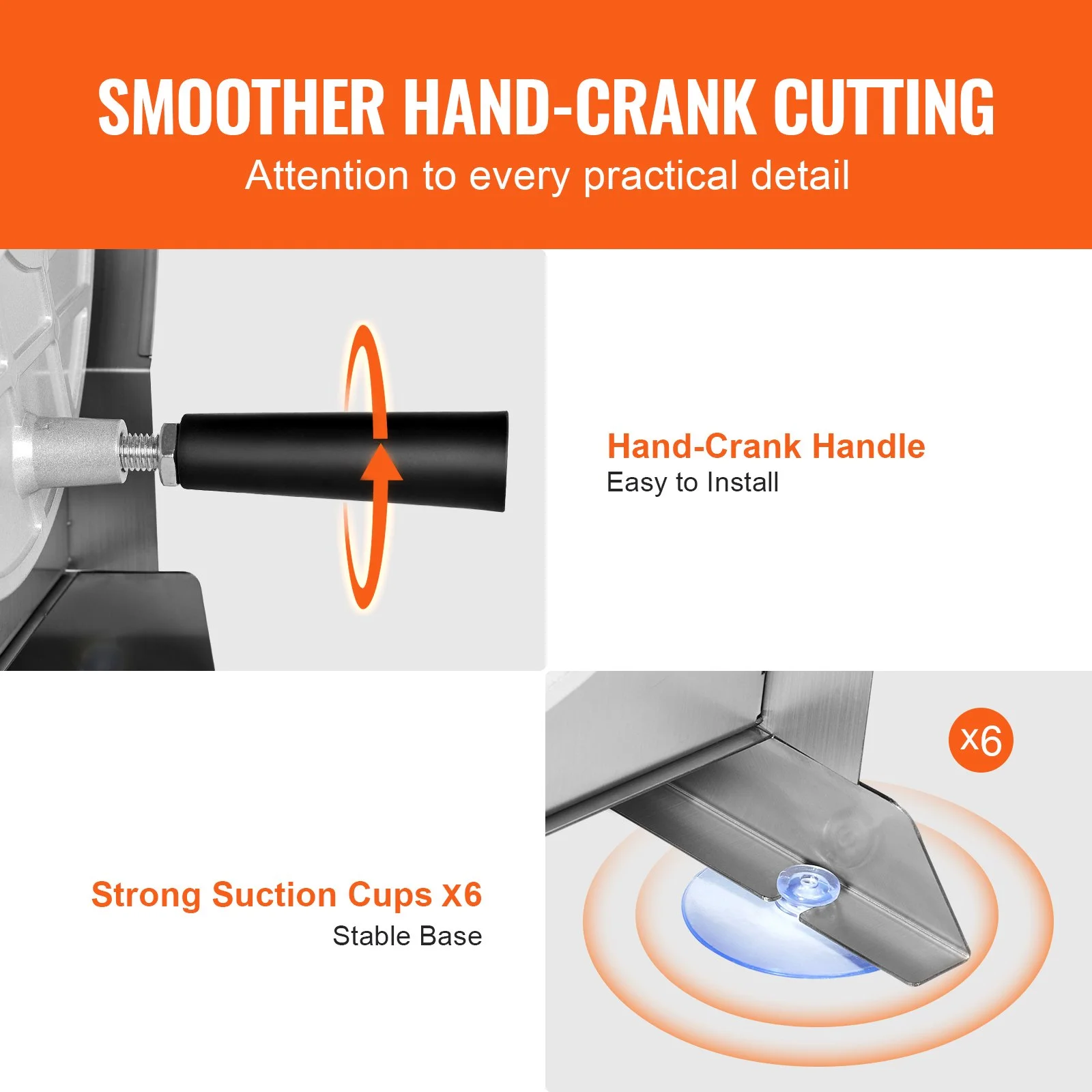 Manual Vegetable Fruit Slicer, 0-0.5"/0-12mm Thickness Adjustable Commercial Slicer Machine, Stainless Steel Food Cutter Slicing Machine with 2 Spare Blades, for Potato, Cucumber, Lemon, Tomato - Image 11