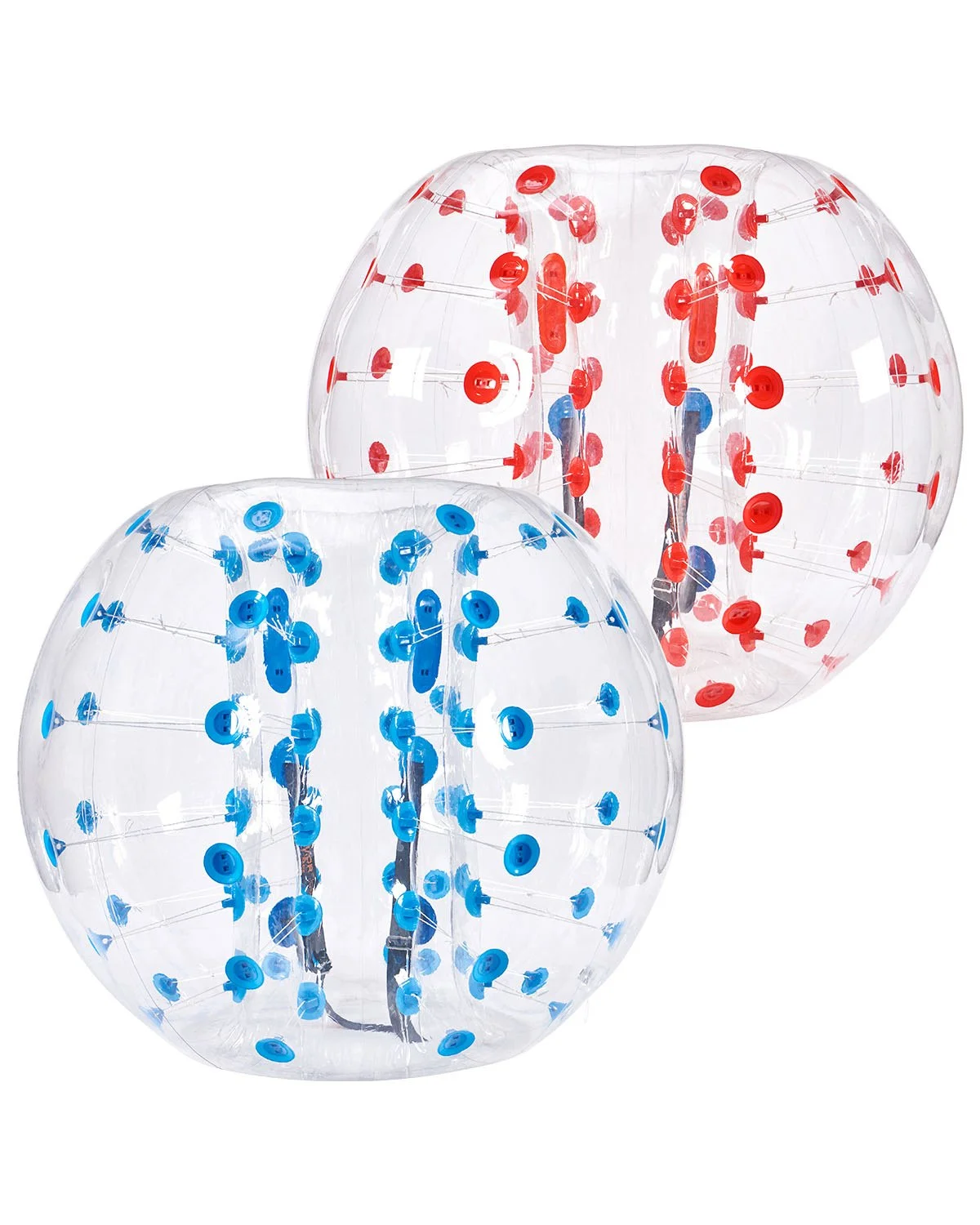 Inflatable Bumper Balls 2-Pack, 5FT/1.5M Body Sumo Zorb Balls for Teen & Adult, 0.8mm Thick PVC Human Hamster Bubble Balls for Outdoor Team Gaming Play, Bumper Bopper Toys for Garden, Yard, Park