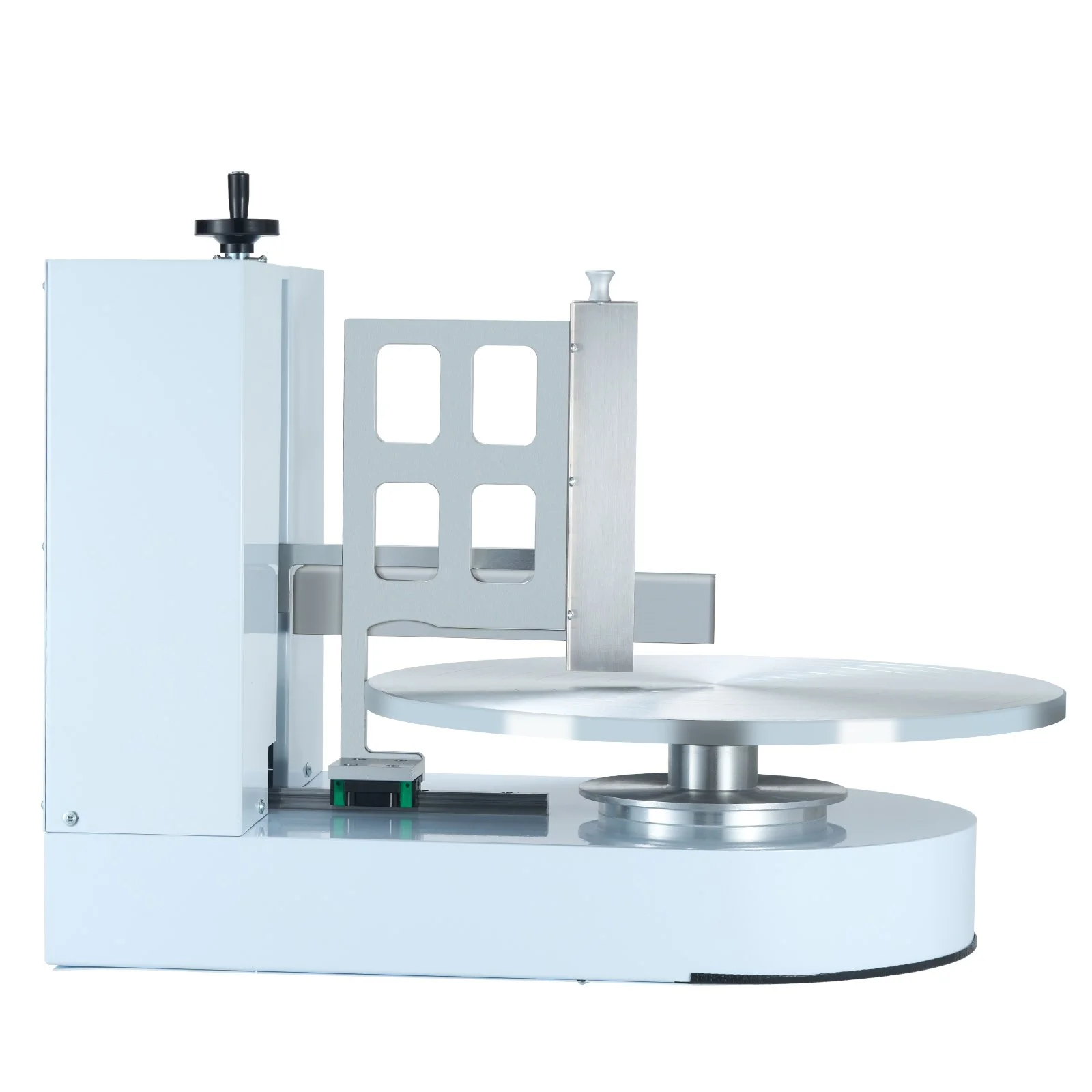 Cake Decorating Machine, Cake Cream Spreading Coating Smearing Machine, Low Noise Cake Frosting Machine, Turntable with Adjustable Scraper, for 4" to 16" Cake, 25-320RPM Rotating Speed, White - Image 12