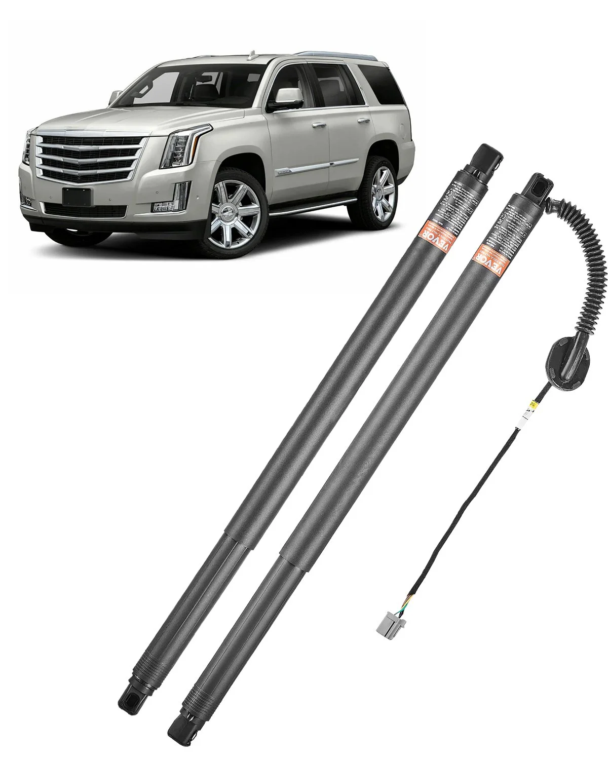 Rear Left & Right Tailgate Power Lift Support, Compatible with 2015-2020 Cadillac Escalade/Escalade ESV, Electric Tailgate Liftgate Power Hatch Shock Strut Replace OE# 84306929 23226162 (2PCS)