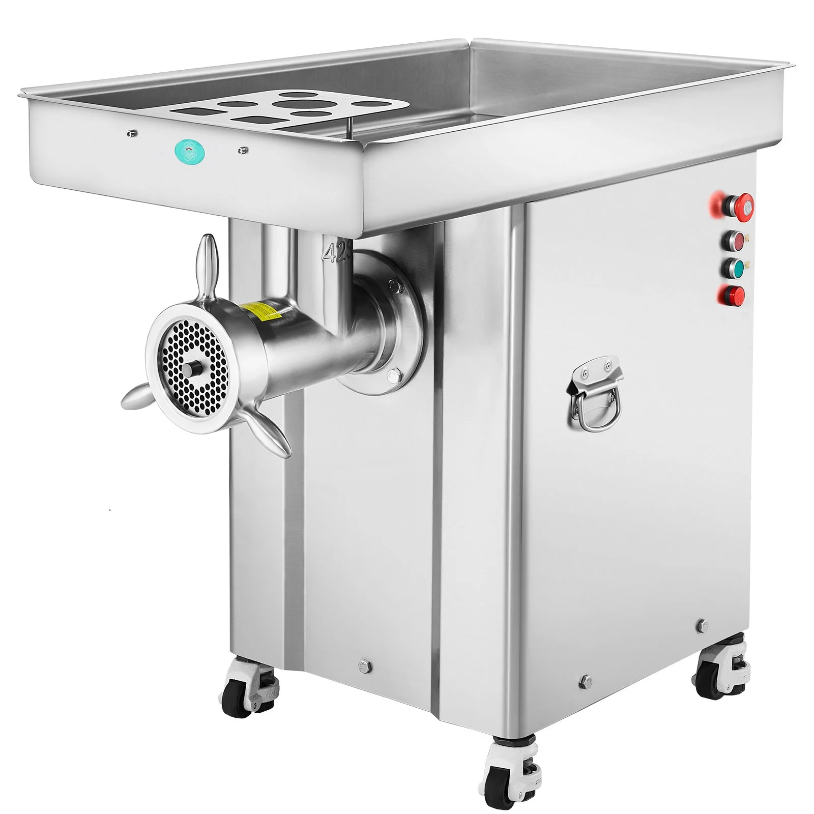 Meat Grinder, 36.7 Lbs/Min Capacity Electric Meat Grinders w/ Blade, Grinding Plate, Sausage Maker, Stainless Steel Commercial Meat Mincer for Kitchen Restaurant Butcher Store