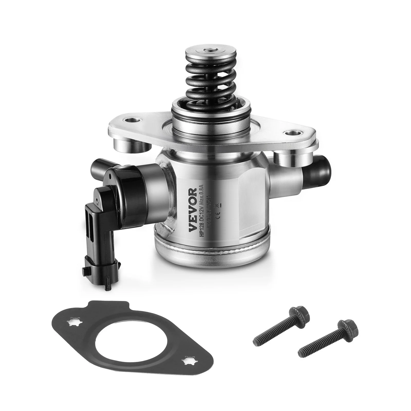 High Pressure Fuel Pump with Gasket and Bolts, Compatible with Buick LaCrosse, Regal, Verano, Chevrolet Captiva Sport, Equinox, Impala, Malibu, GMC Terrain 2010-2017 L4 2.4L, Stainless Steel