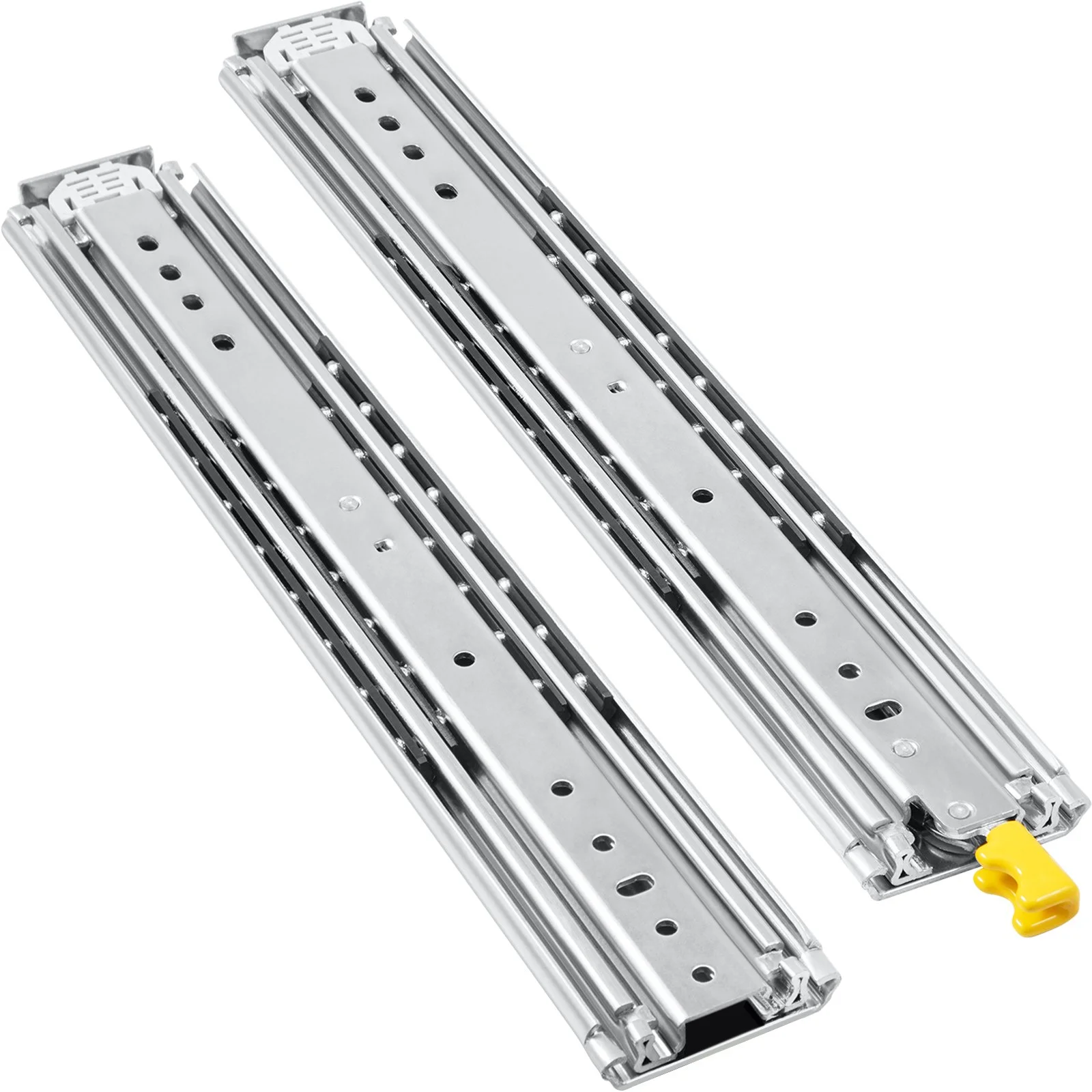 Heavy Duty Drawer Slides 36" Length, Locking Drawer Slides 500lbs Load Capacity Long Full Extension Drawer Slide 1 Pair Side Mount Ball Bearing Drawer Glides Push to Open Drawer Runners Rail - Image 6