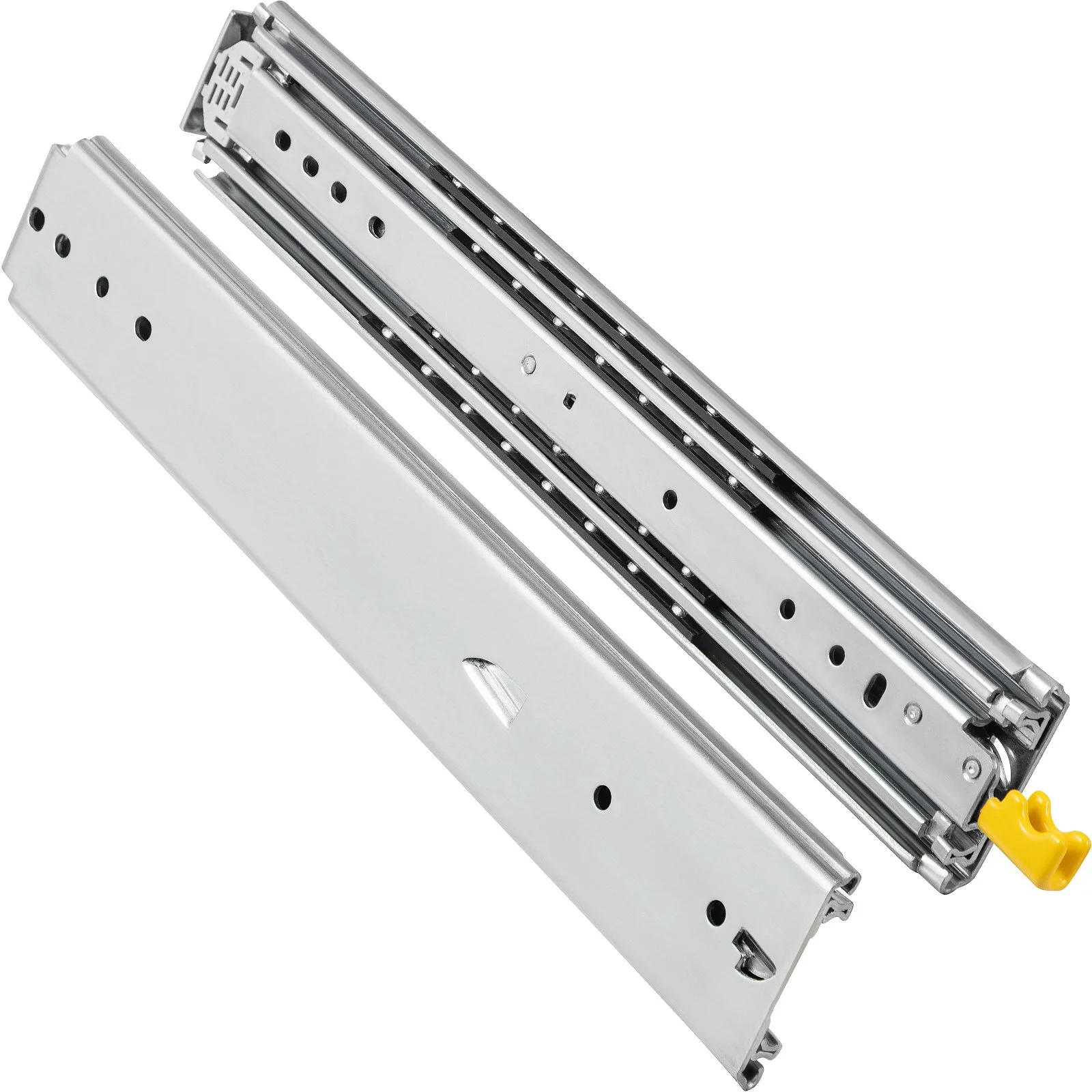 Heavy Duty Drawer Slides 36" Length, Locking Drawer Slides 500lbs Load Capacity Long Full Extension Drawer Slide 1 Pair Side Mount Ball Bearing Drawer Glides Push to Open Drawer Runners Rail - Image 5