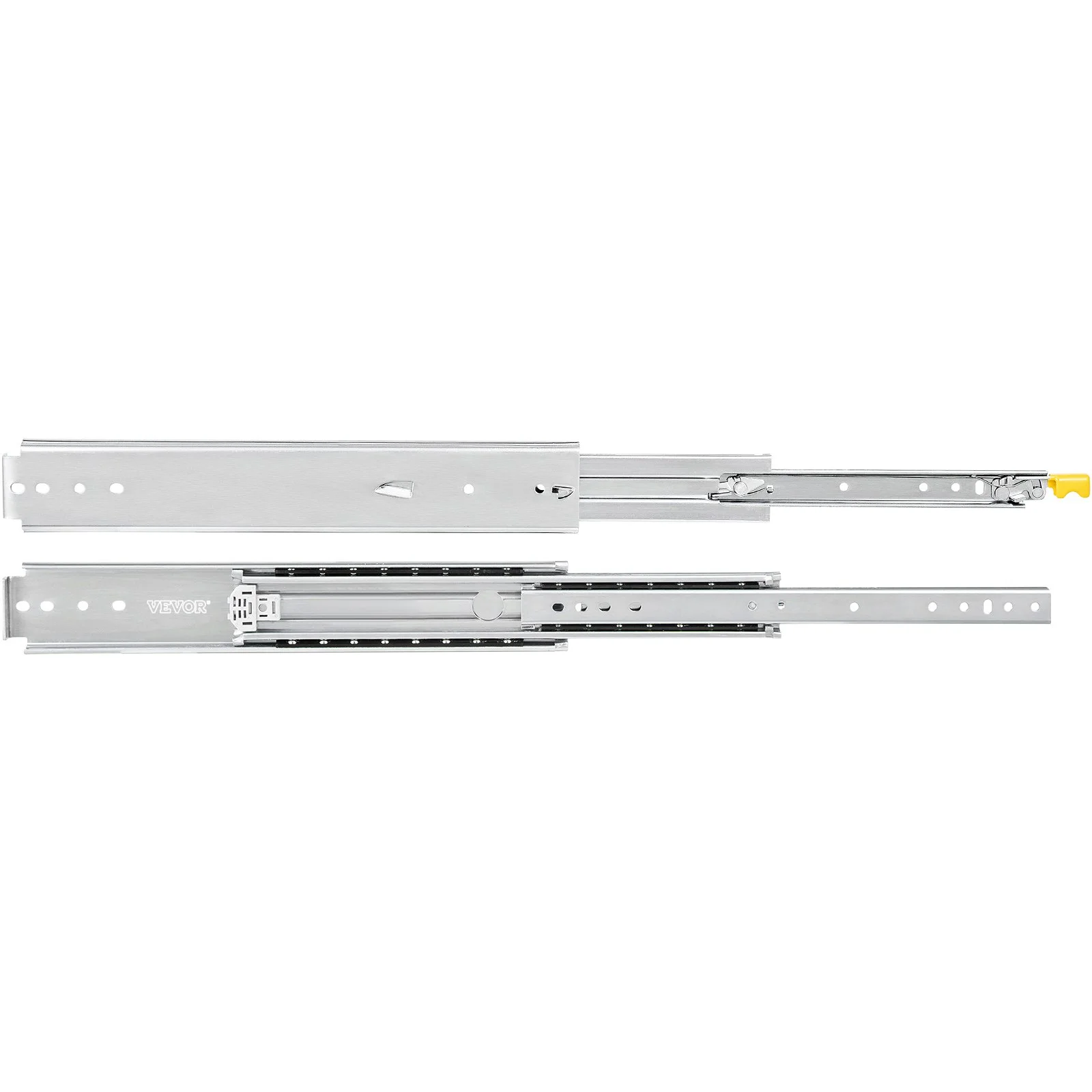 Heavy Duty Drawer Slides 36" Length, Locking Drawer Slides 500lbs Load Capacity Long Full Extension Drawer Slide 1 Pair Side Mount Ball Bearing Drawer Glides Push to Open Drawer Runners Rail - Image 8