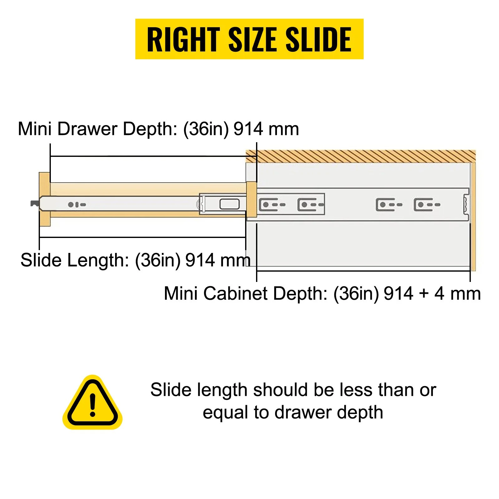 Heavy Duty Drawer Slides 36" Length, Locking Drawer Slides 500lbs Load Capacity Long Full Extension Drawer Slide 1 Pair Side Mount Ball Bearing Drawer Glides Push to Open Drawer Runners Rail - Image 12