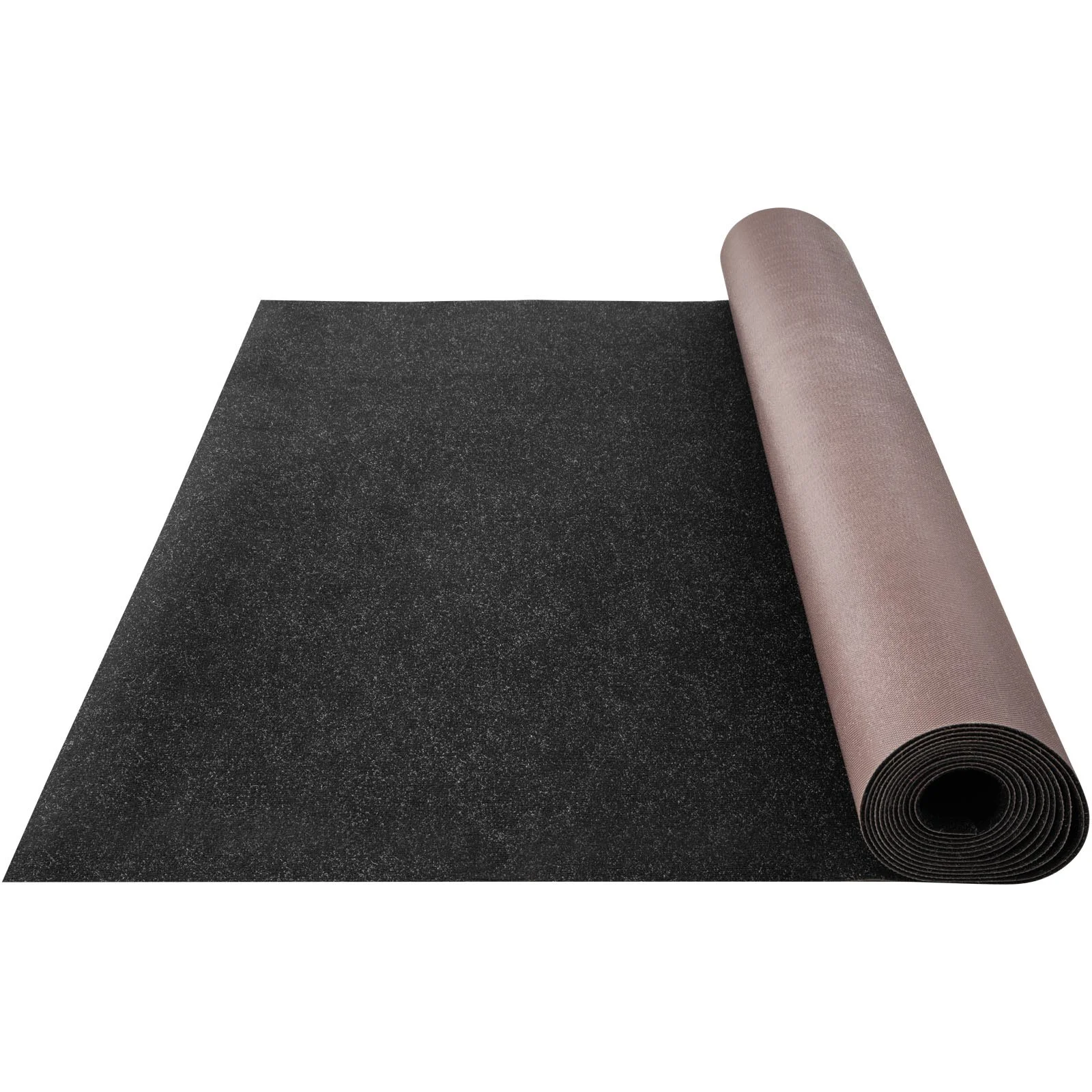 Marine Carpet, 6 x 13 ft Boat Carpeting, Charcoal Black Marine Grade Boat Carpet, Indoor/Outdoor Marine Carpeting with Water-proof TPR Backing, Water-proof Carpet Roll for Home, Patio, Porch, De