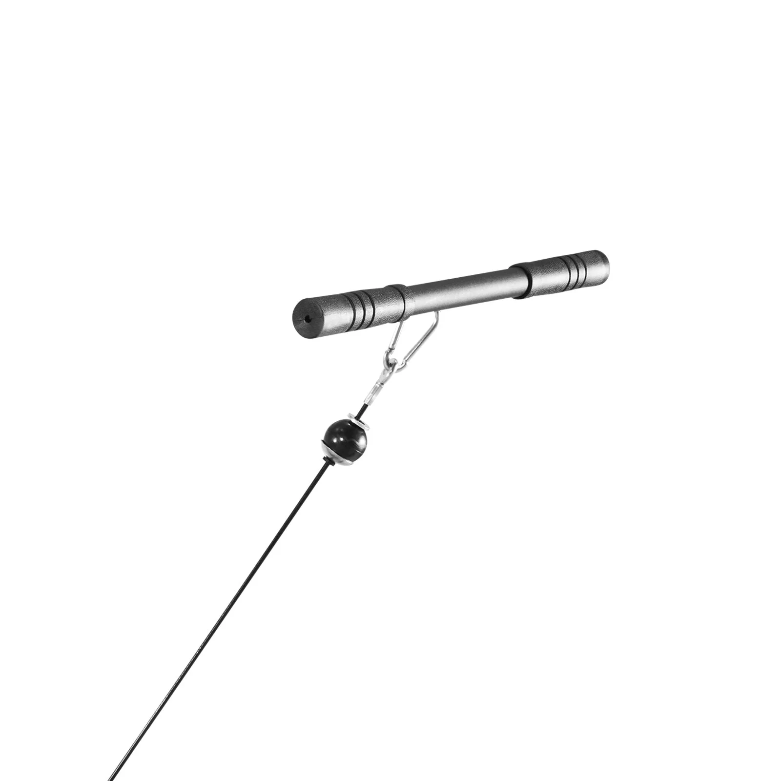 Pulley System, 1 PC LAT and Lift Pulley System, Gym Rack Pulleys Attachment with two Steel Cables, Short Bar, Dual Grip Handles, Cable Machine for Bicep, Shoulder, Back, Up to 280 lbs Capacity - Image 11