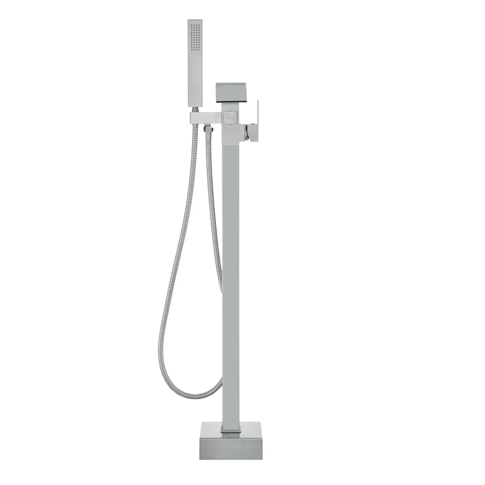 Freestanding Bathtub Faucet, Floor Mount, Freestanding Tub Filler, Shower Mixer Taps, Two Water Modes, 360° Swivel Spout, for Bathing & Showering Pet Bathing Cleaning Drains Toilet Flushing - Image 4