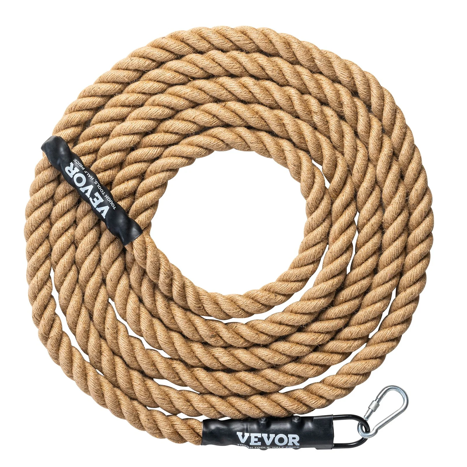 Gym Climbing Rope, 1.5" Diameter 25 ft Length Gym Fitness Training Rope, Gym Exercise Workout Rope for Adults, Climbing Rope for Fitness and Strength Training, Climbing Exercise, Home Workout - Image 9