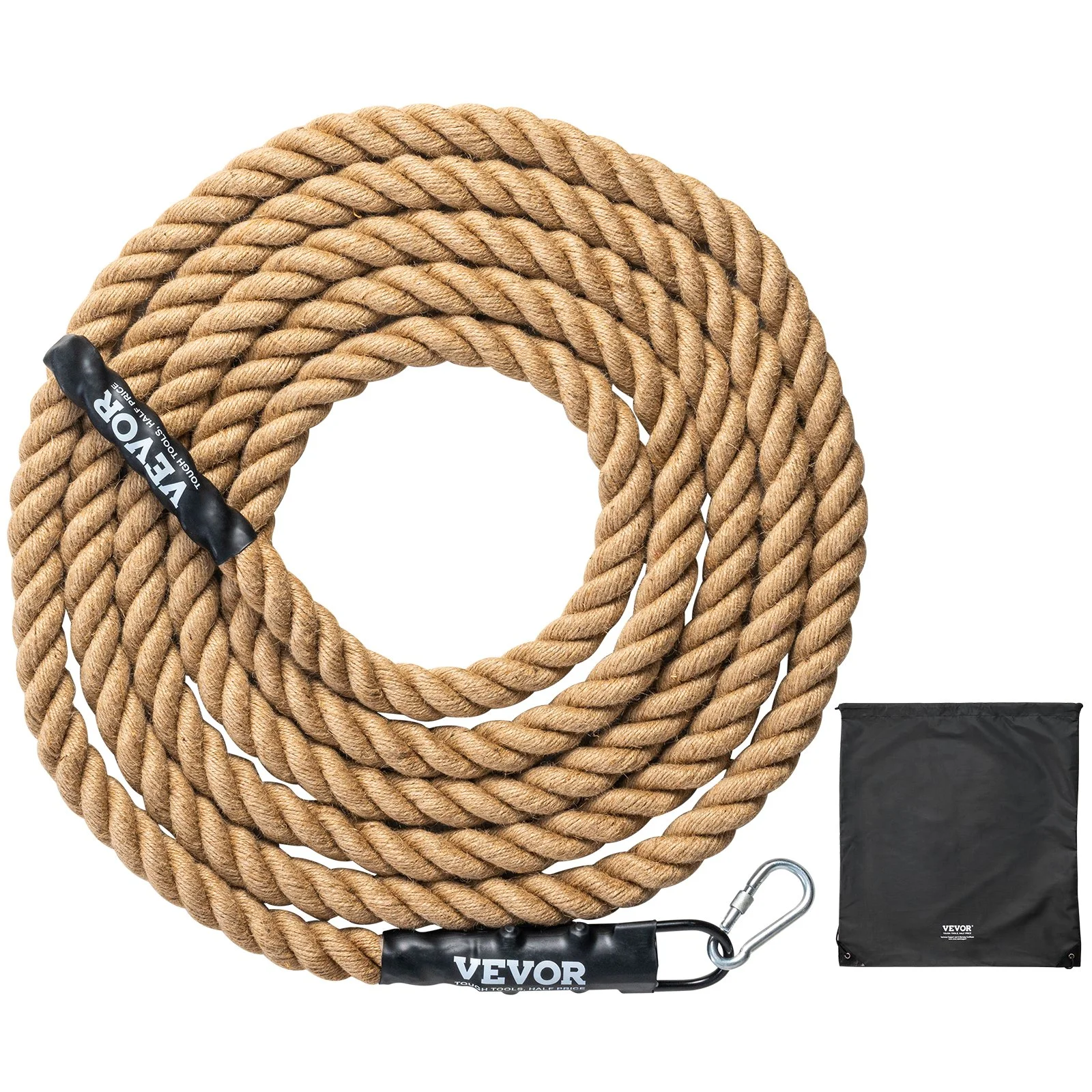 Gym Climbing Rope, 1.5" Diameter 25 ft Length Gym Fitness Training Rope, Gym Exercise Workout Rope for Adults, Climbing Rope for Fitness and Strength Training, Climbing Exercise, Home Workout