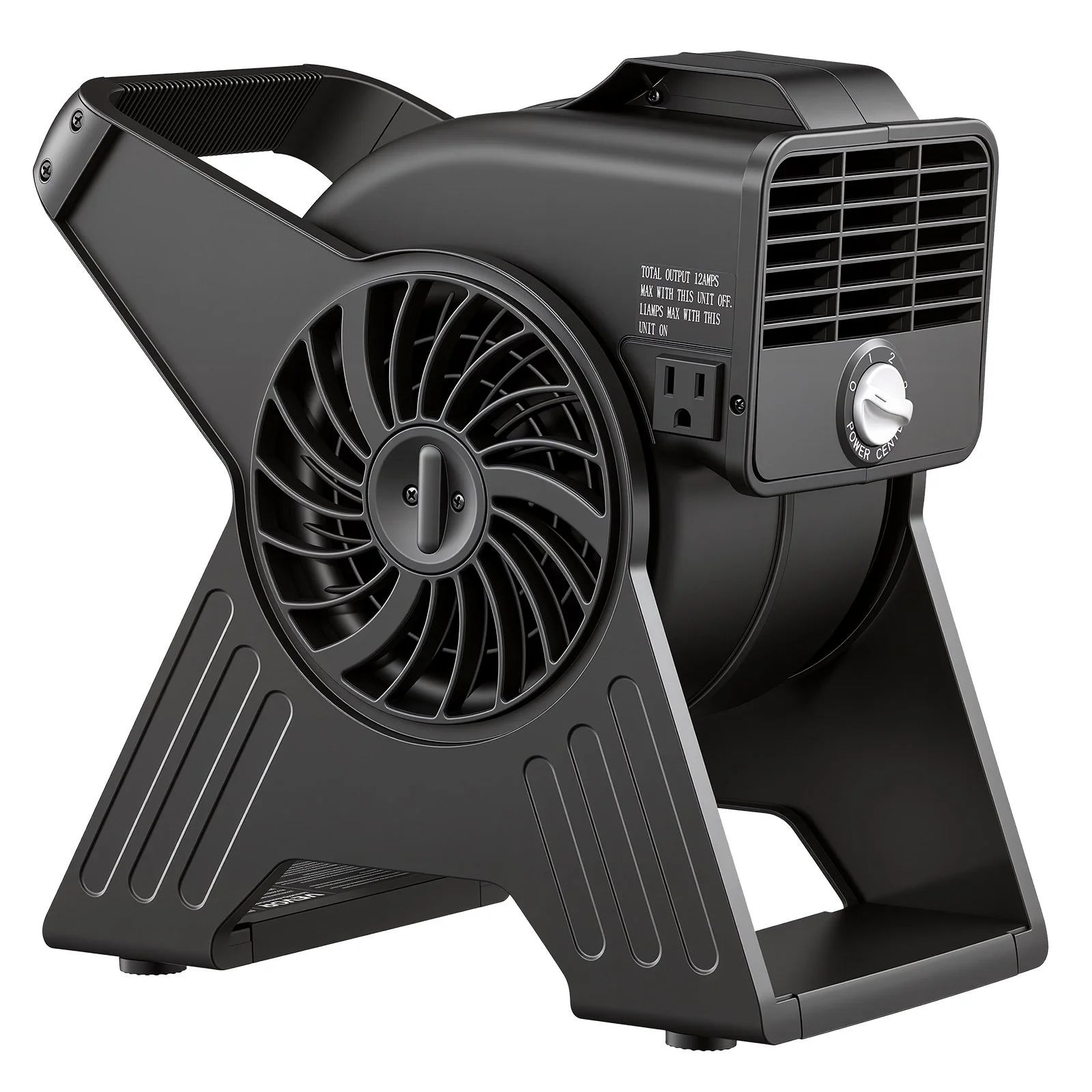 Blower Fan, 13 in Portable Utility Floor Fan, 300 CFM, 3 Speeds, Multi-Angle Airflow, Lightweight Portable High Velocity Air Mover, for Drying, Dehumidifying, Carpets, Air Circulation, Cooling