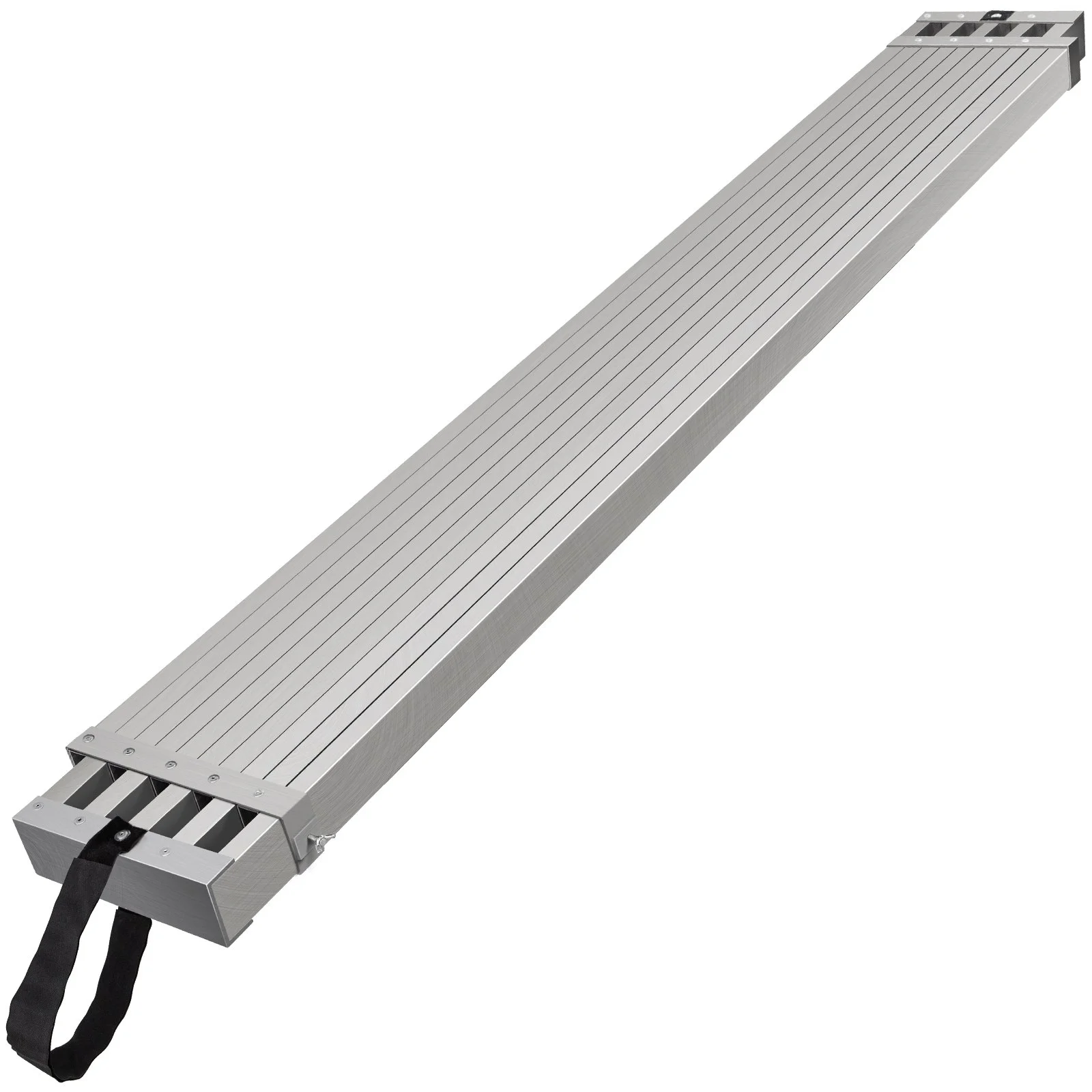 Telescoping Aluminum Work Plank, 9-15 Feet 500lbs Capacity, 12.5 inch Width Aluminum Scaffold Plank,Extension Staging Plank with Skid-Proof Platform Scaffold Ladder Accessory