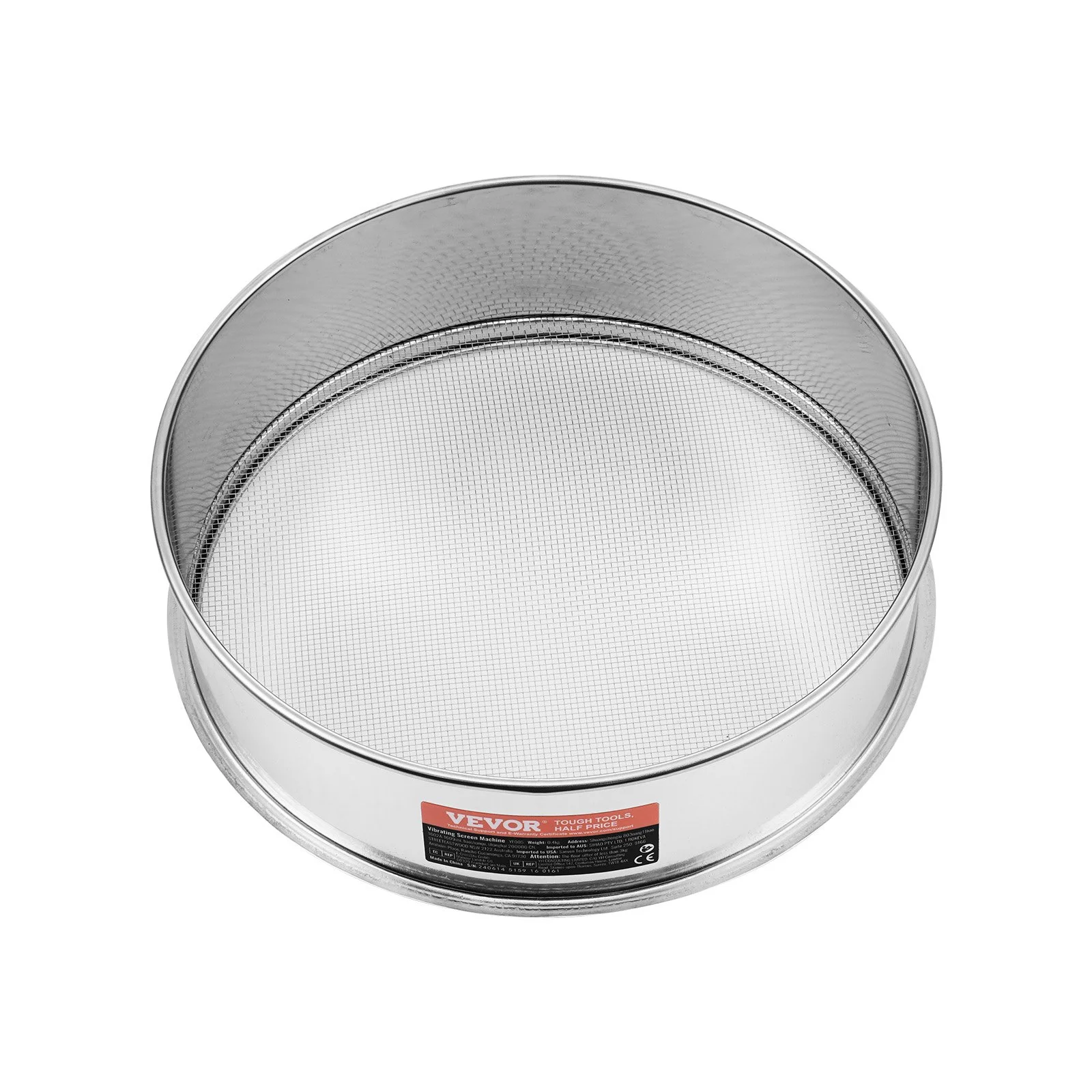 Flour Sieve Fine Mesh, 12 Mesh Flour Sifter, 304 Stainless Steel Fine Mesh Sifter Food-grade, Dia. 12.6" Fine Mesh Strainers for Baking, 5 Sizes Mesh hole for Mungbean, Rice, Flour, Pearl Powder - Image 8