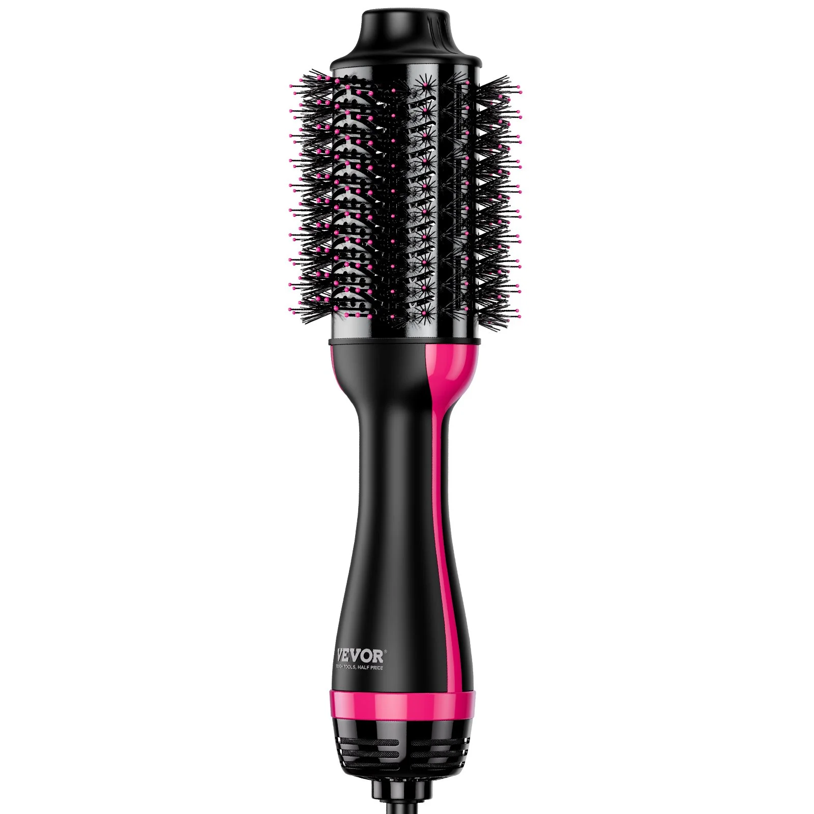 Hair Blow Dryer Brush, 4 in 1 Ionic Hair Styler and Volumizer with Electroplated Titanium & 2.95" Ceramic Coating Oval Barrel, Dual Voltage 110V/240V Hot Air Styling Brush for Salon Home Travel - Image 8
