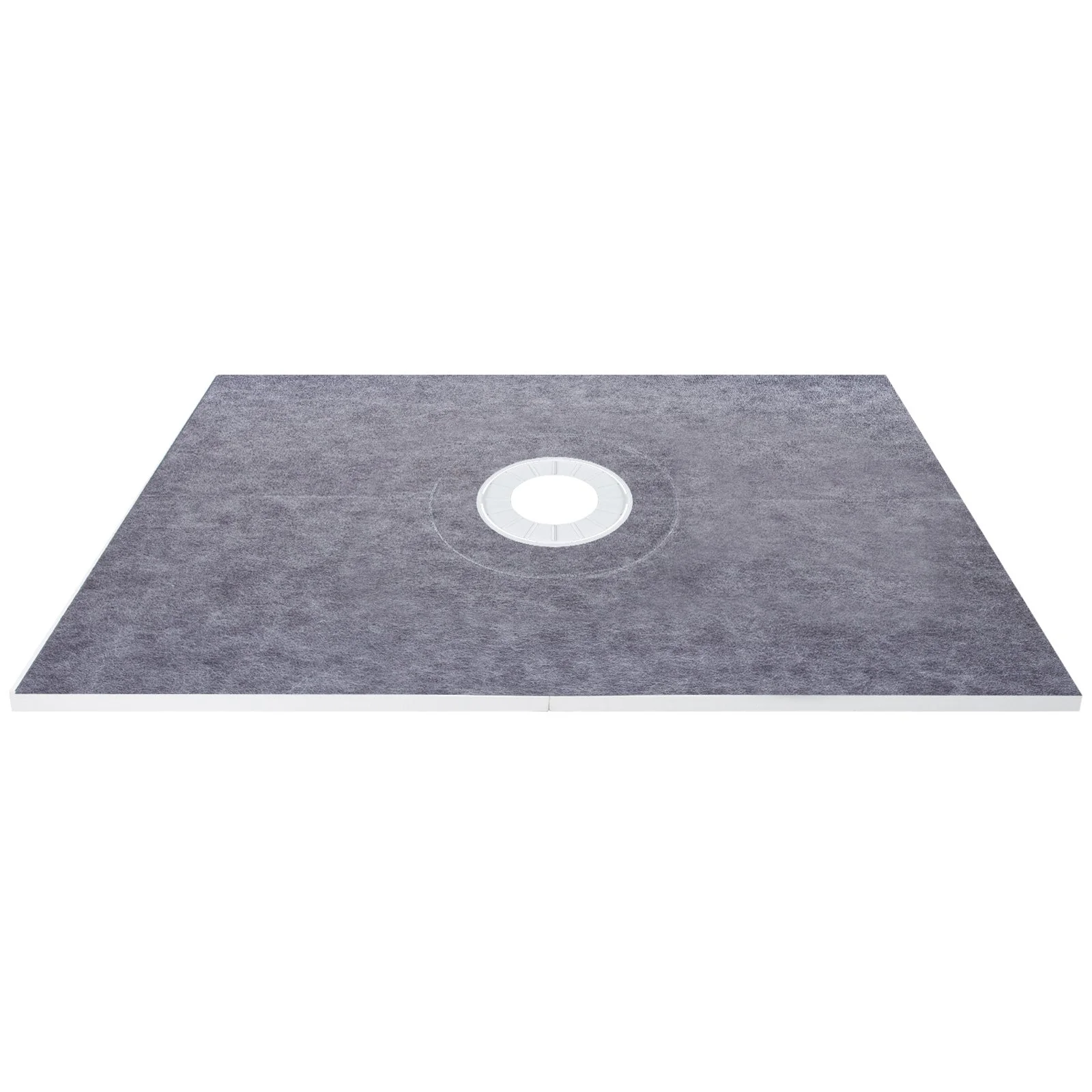 Shower Curb Kit, 38"x60" Watertight Shower Curb Overlay with 4" ABS Central Bonding Flange, 4" Stainless Steel Grate, 2 Cuttable Shower Curb and Trowel, Shower Pan Slope Sticks Fit for Bathr - Image 6
