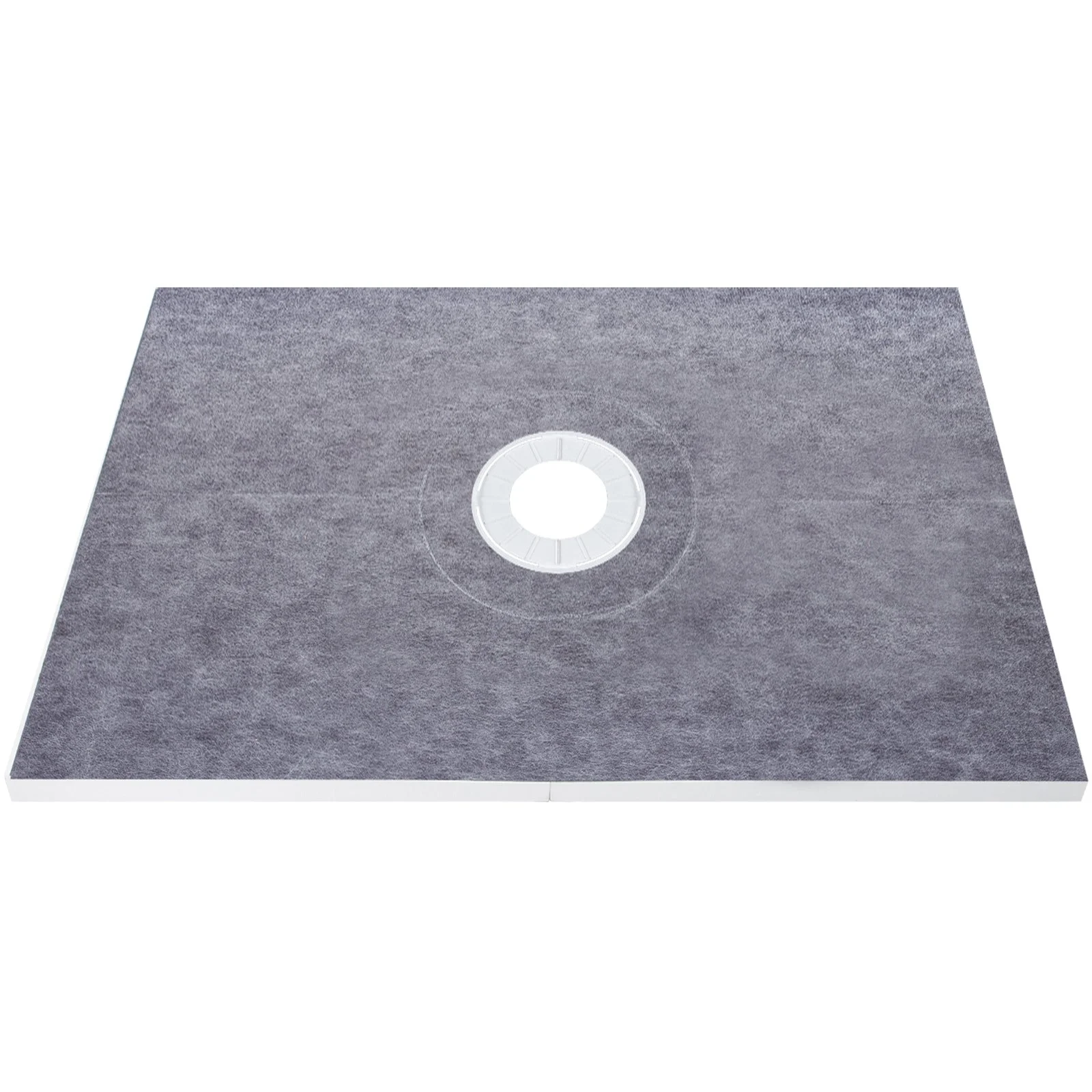 Shower Curb Kit, 38"x60" Watertight Shower Curb Overlay with 4" ABS Central Bonding Flange, 4" Stainless Steel Grate, 2 Cuttable Shower Curb and Trowel, Shower Pan Slope Sticks Fit for Bathr - Image 7