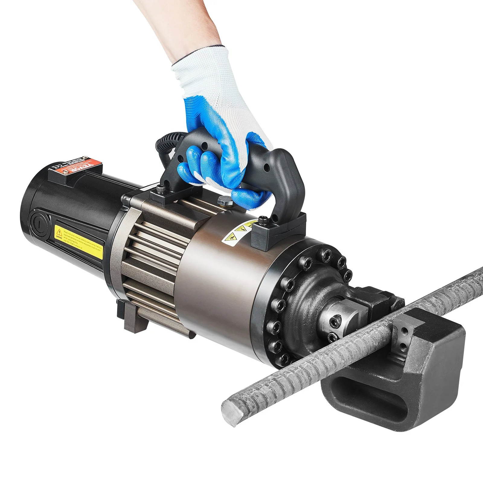 Electric Hydraulic Rebar Cutter, 2300W Portable Rebar Cutter, Cutting up to 1.26 Inch (5-32mm) Rebar within 4.5 Seconds, High Power Steel Rebar Cutter with Oil Can Rich Accessories,Black RC-32 - Image 11