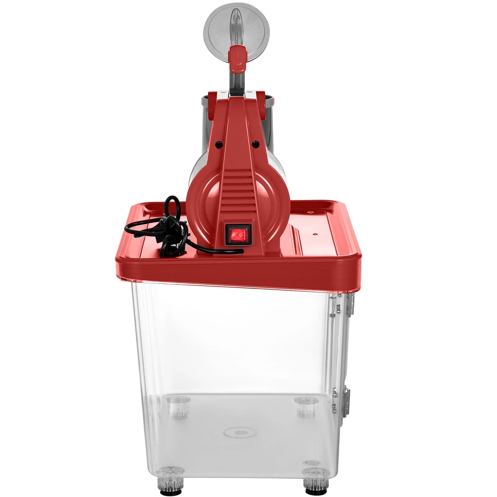 110V Commercial Ice Crusher 440LBS/H, ETL Approved 300W Electric Snow Cone Machine with Dual Blades, Stainless Steel Shaved Ice Machine with Safety On/Off Switch for Family, Restaurants, Bars - Image 5