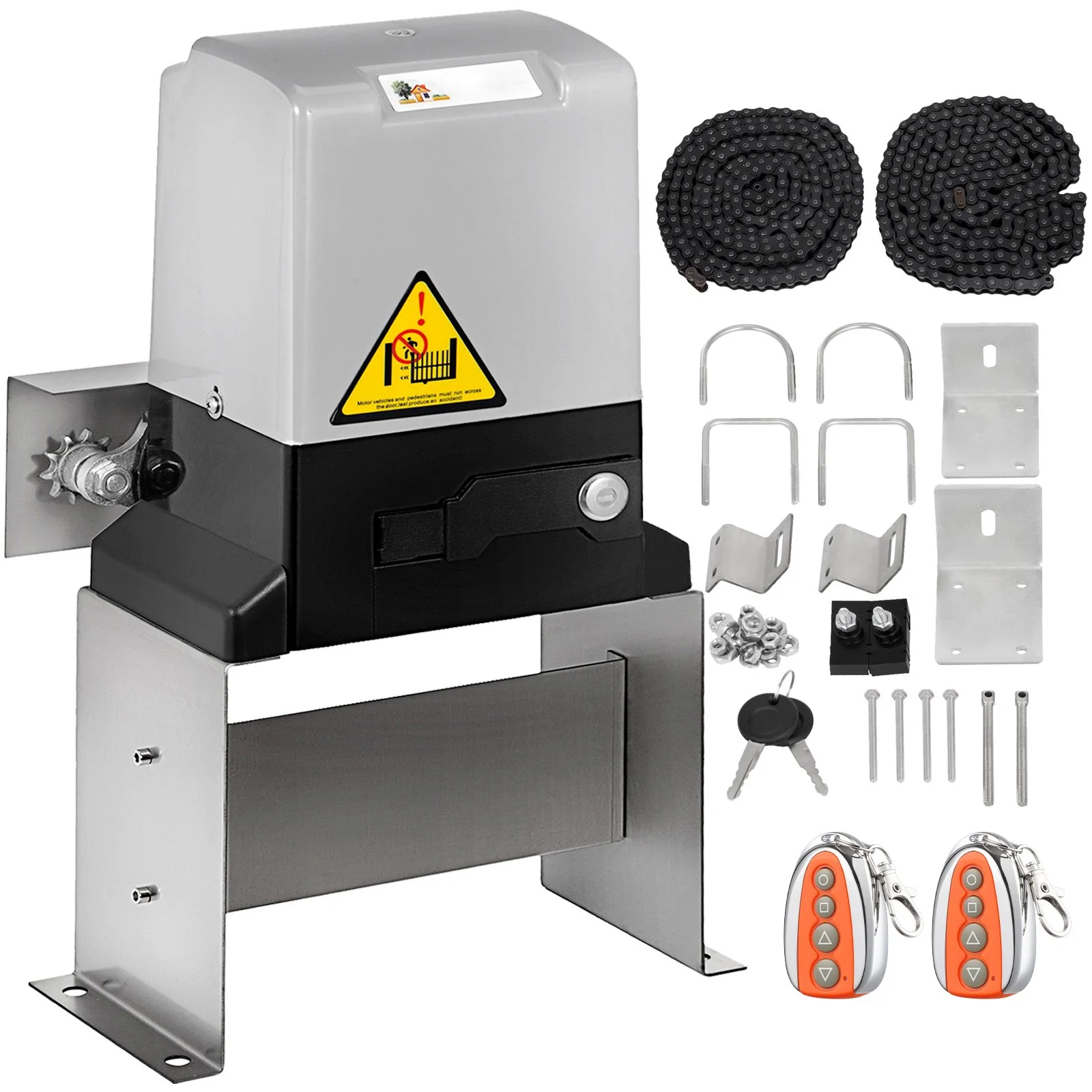 Sliding Gate Opener AC600 1400Lbs with 2 Remote Controls Move Speed 43ft Per Min, Basic Model (1800Lbs)