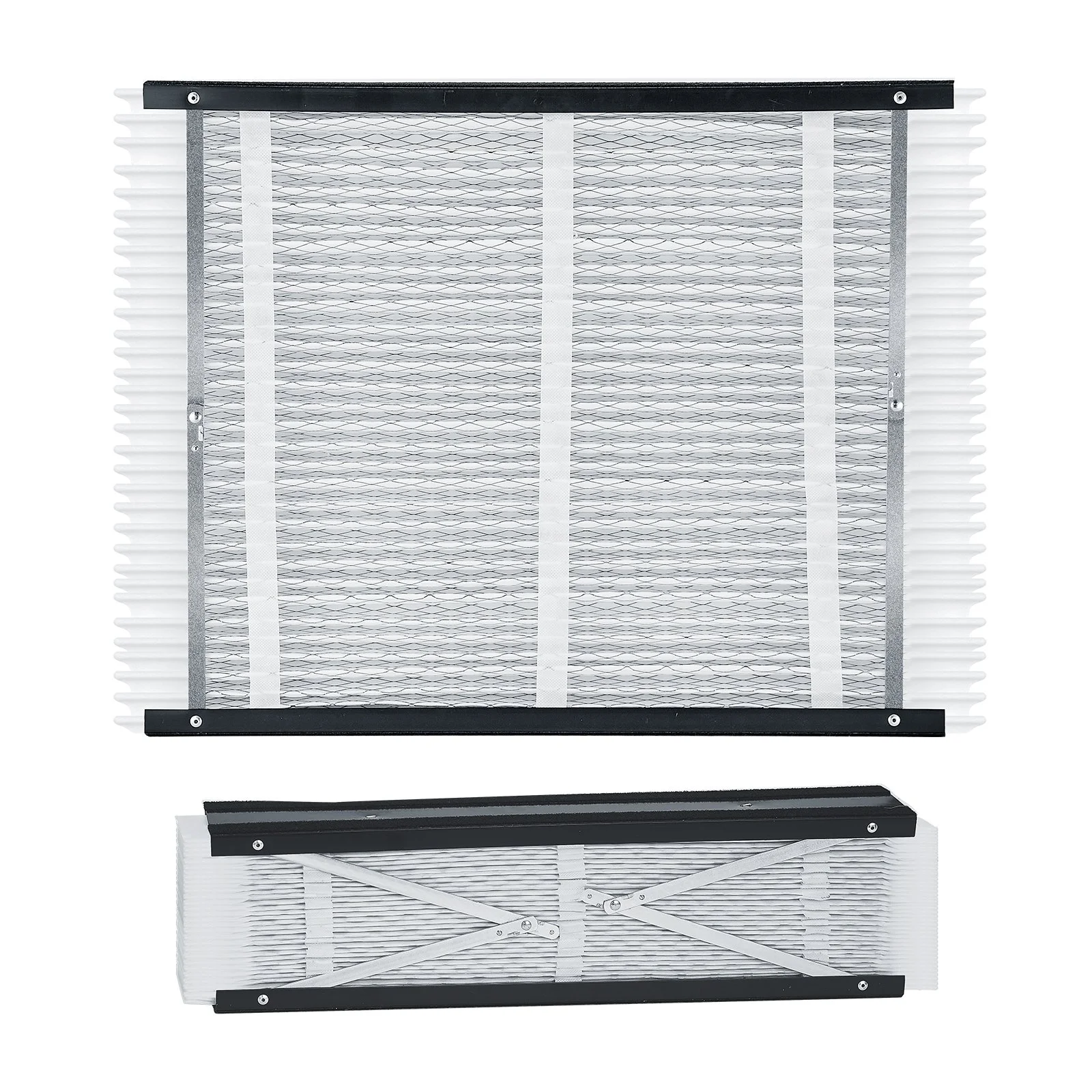 20 x 25 x 4 Furnace Filter, MERV 16 HVAC Ac Filters,12-Month Electrostatic Pleated Air Conditioner Filters, 2-Pack (Actual Size: 20.47 x 25.20 x 3.98 Inch) for Capturing Dust, Smog, Pet Dander